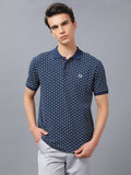 Men Golf Polo All Over Printed T-shirt