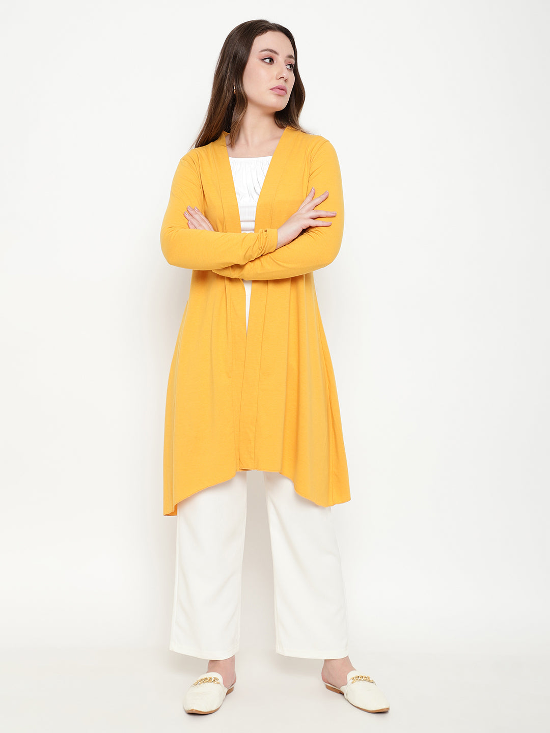 Womens Long Shrug with Long Sleeves