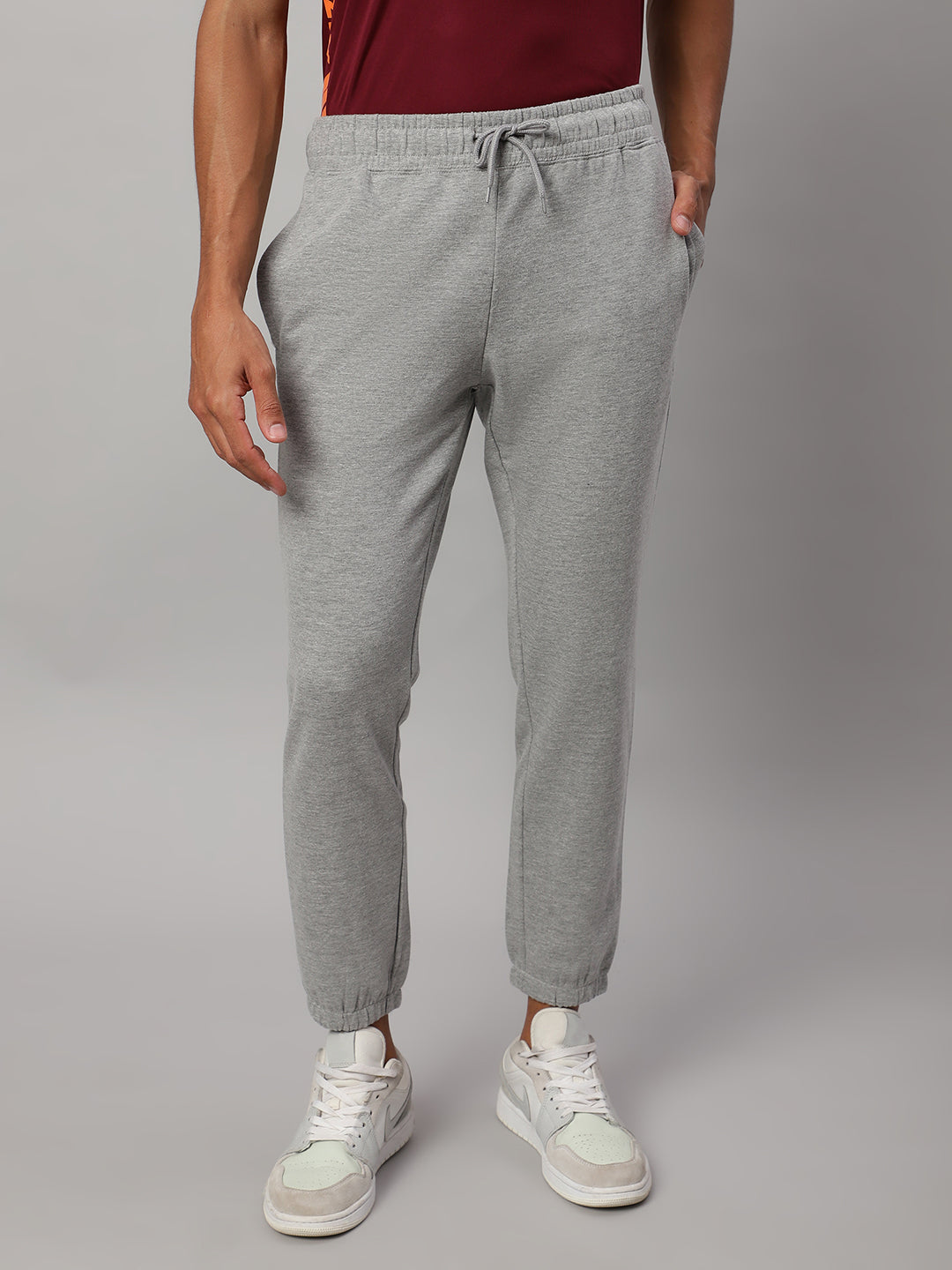 Draw Cord Fleece Joggers for Men