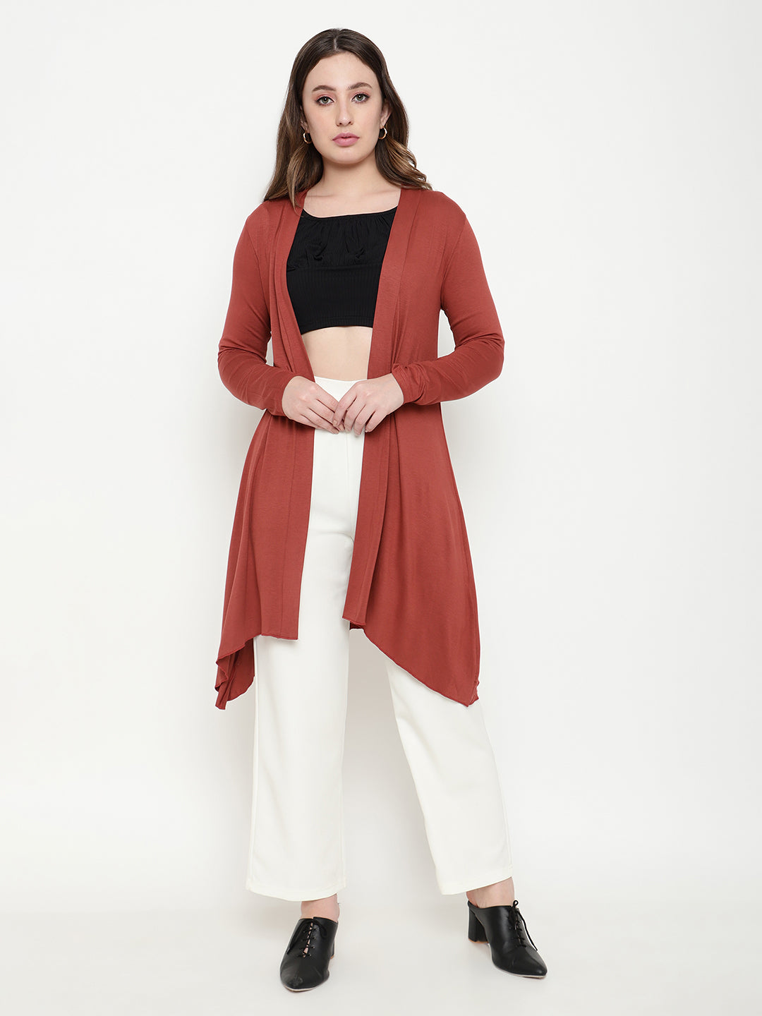 Womens Long Shrug with Long Sleeves