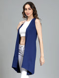 Womens Long Shrug with Cut Sleeves