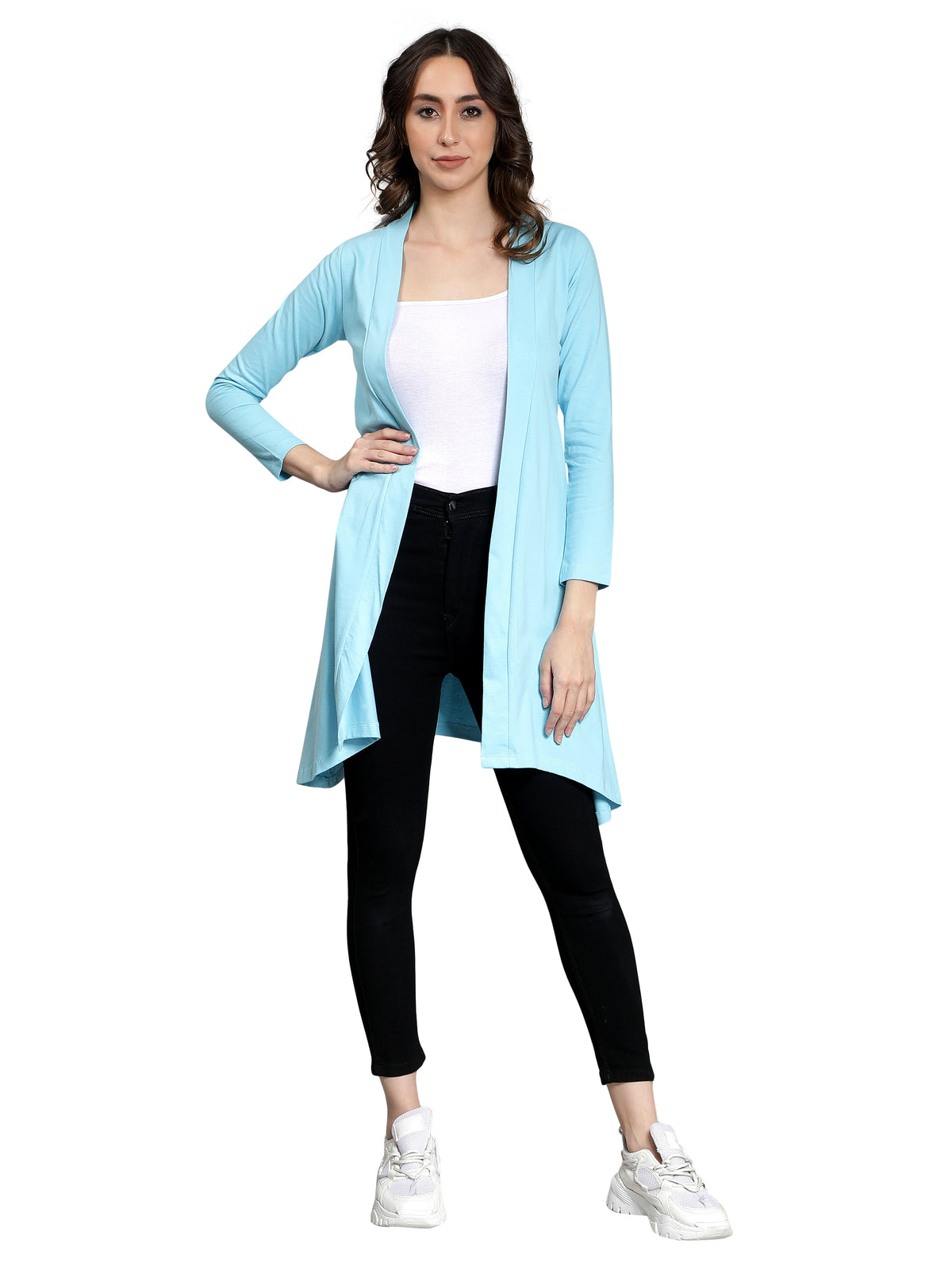 Womens Long Shrug with Long Sleeves