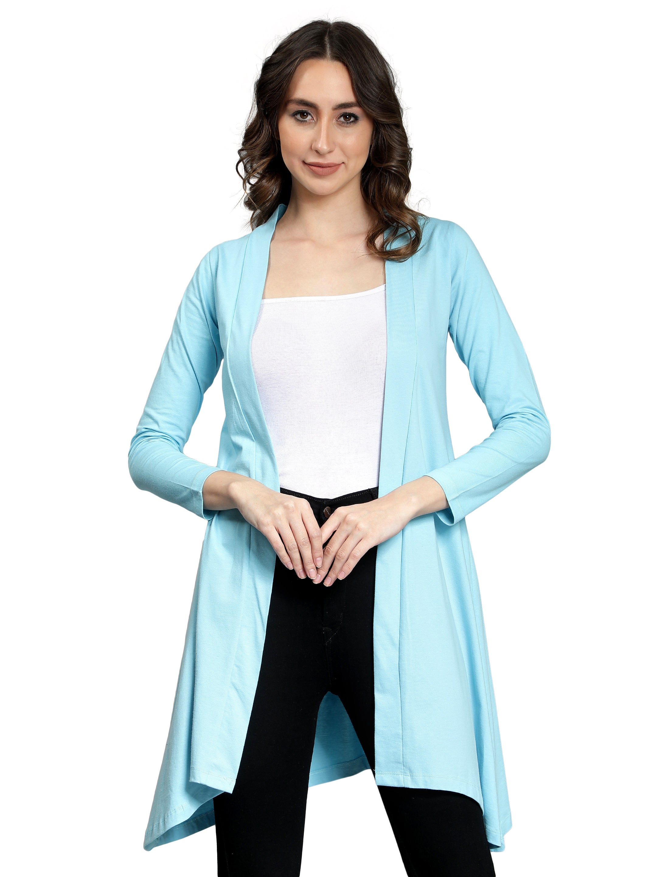 Womens Long Shrug with Long Sleeves