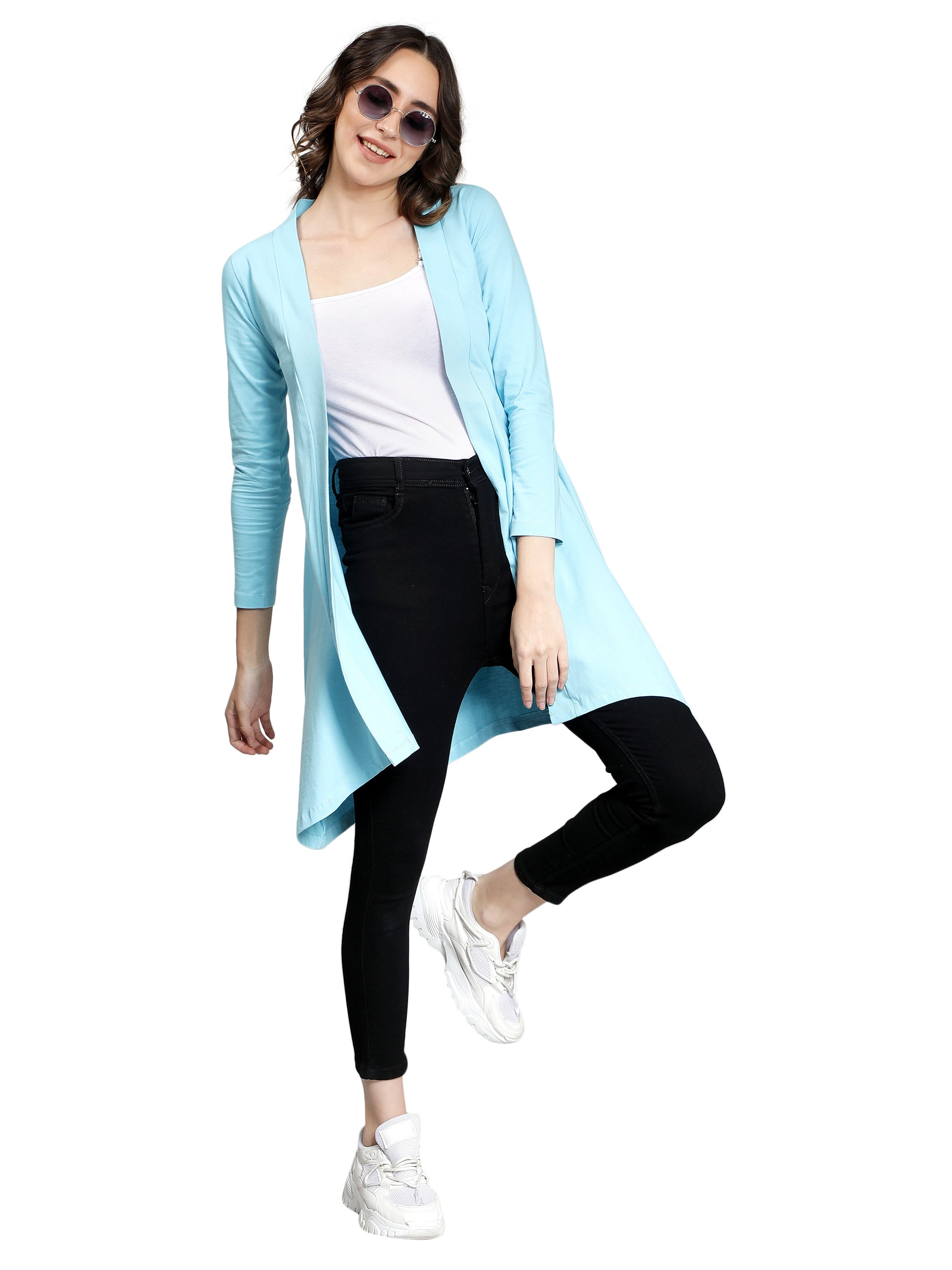 Womens Long Shrug with Long Sleeves