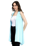 Womens Long Shrug with Cut Sleeves