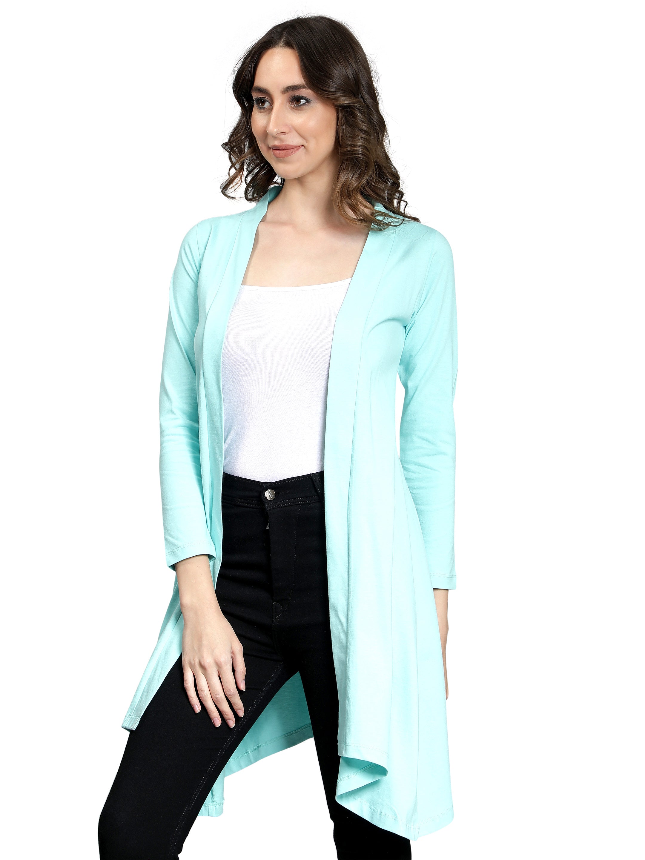 Womens Long Shrug with Long Sleeves