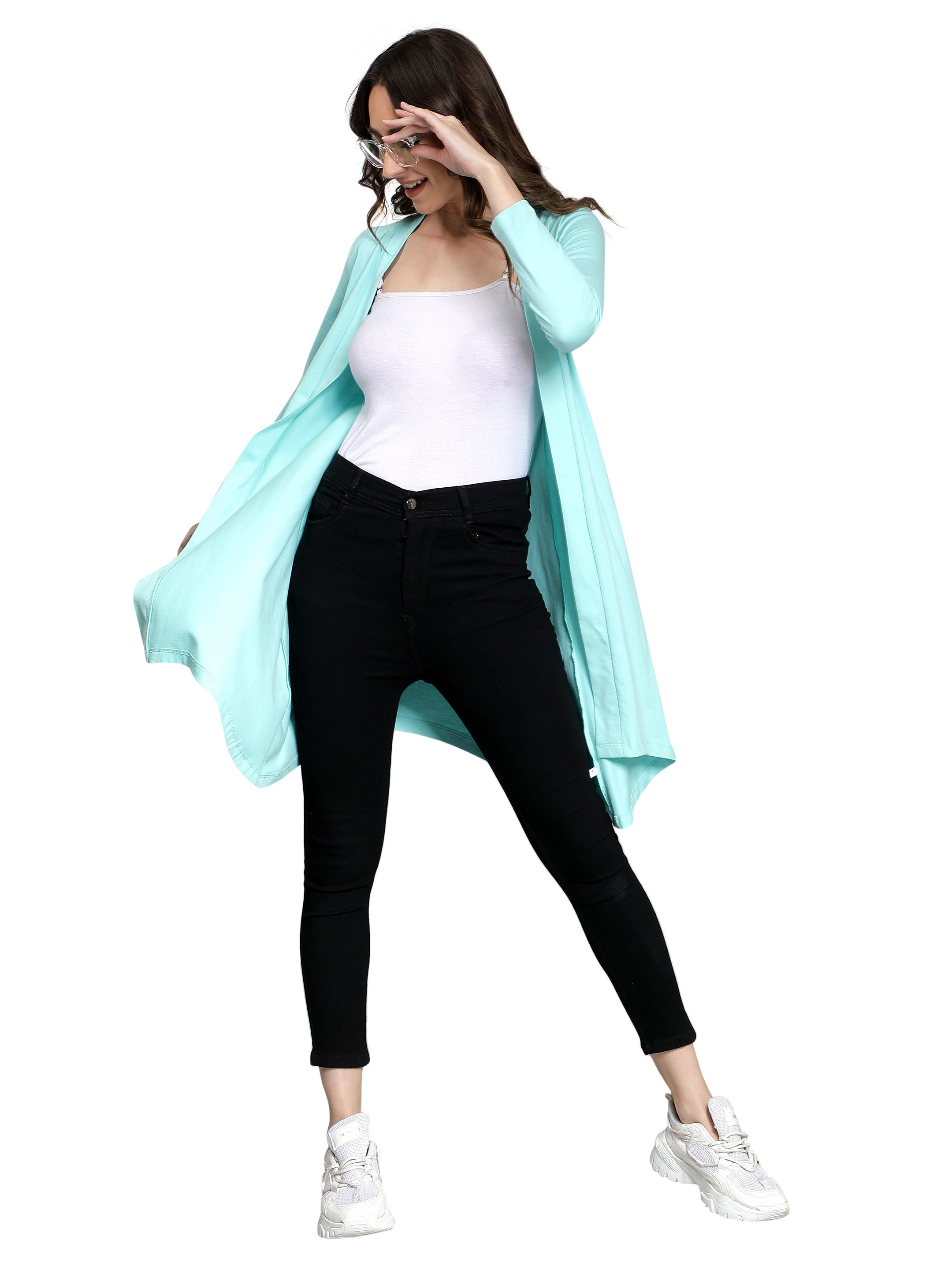 Womens Long Shrug with Long Sleeves