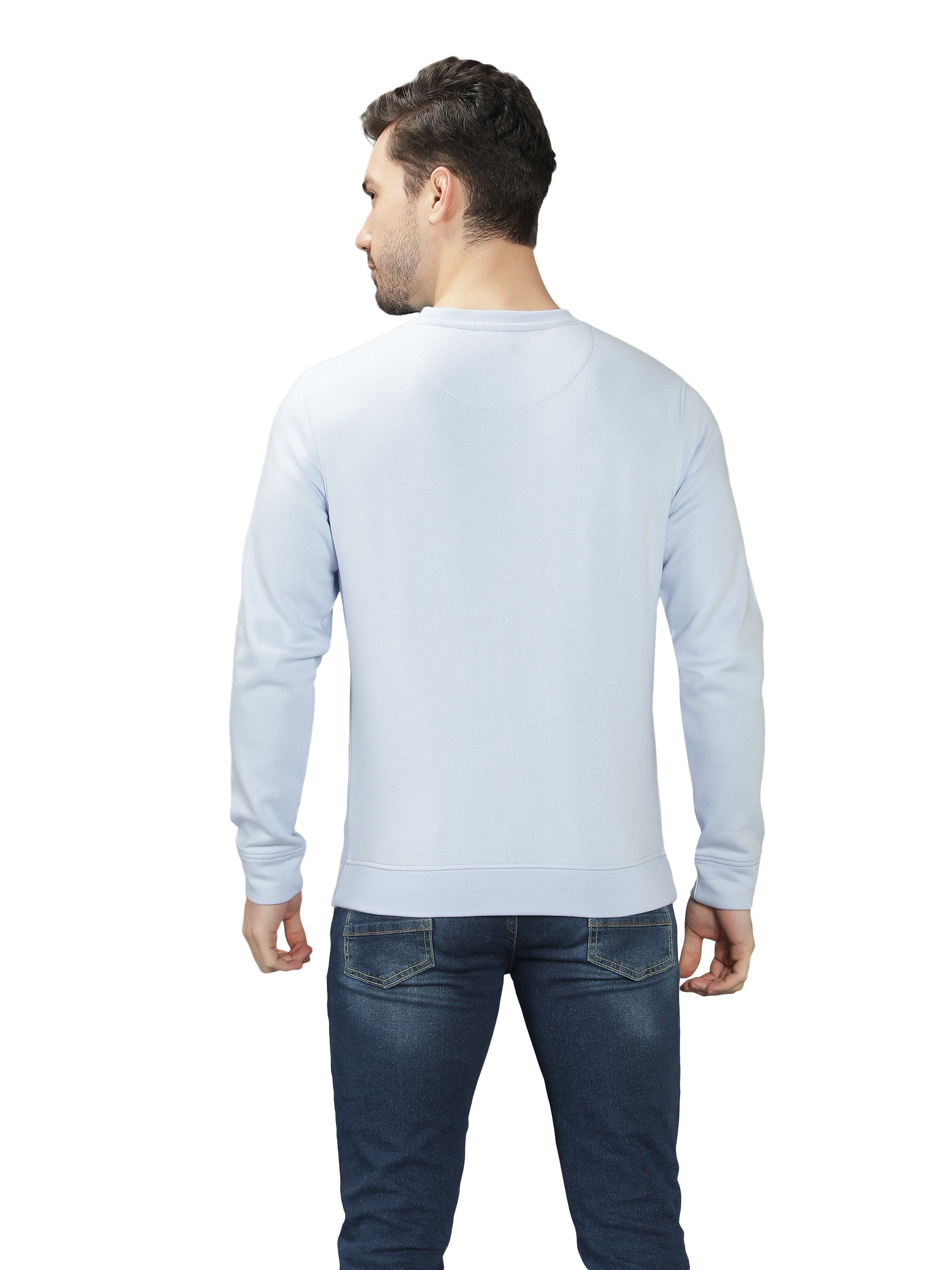 Mens Fleece Sweatshirt with Kangaroo Pocket