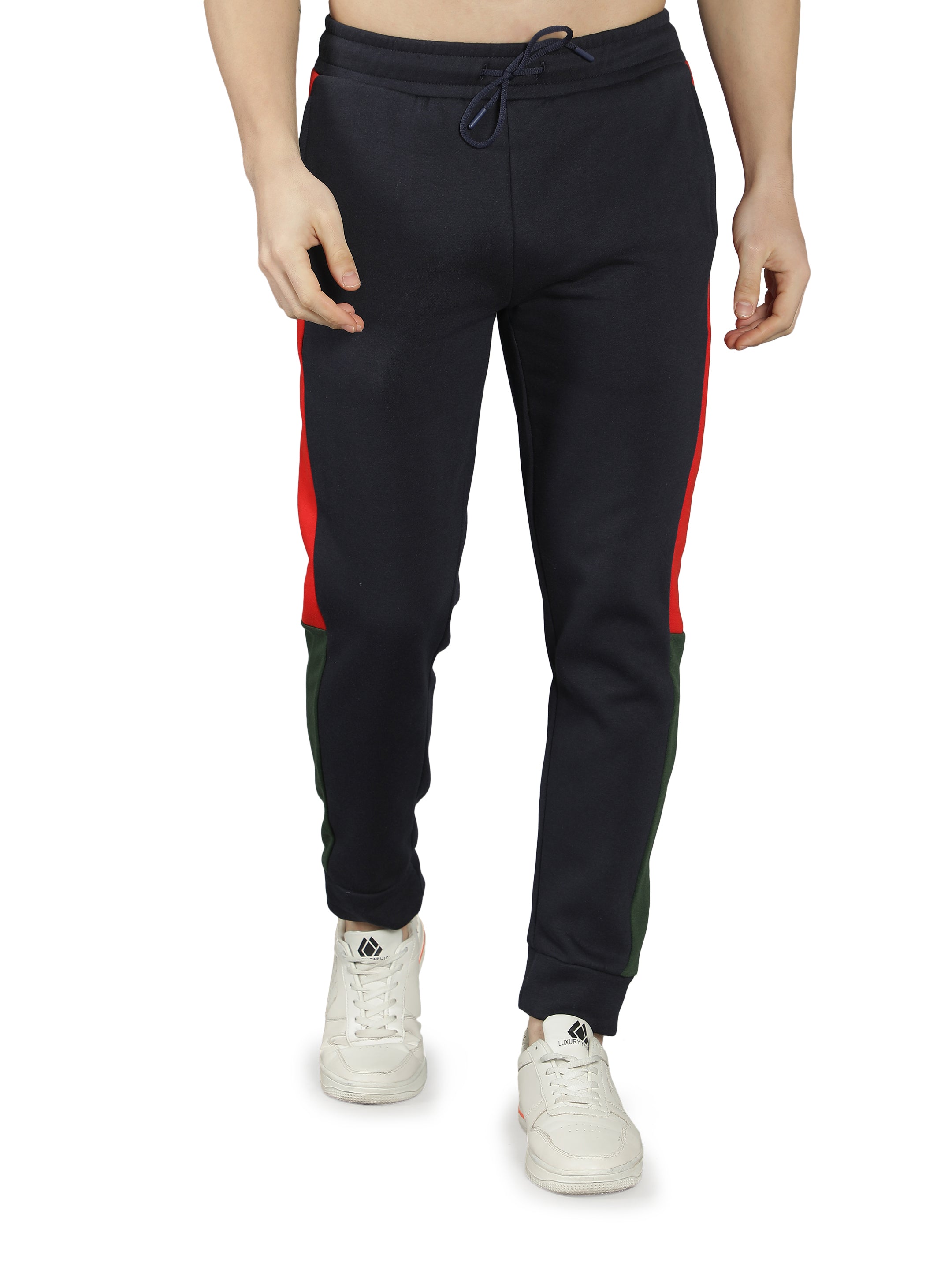 Cut n Sew Fleece Joggers for Men