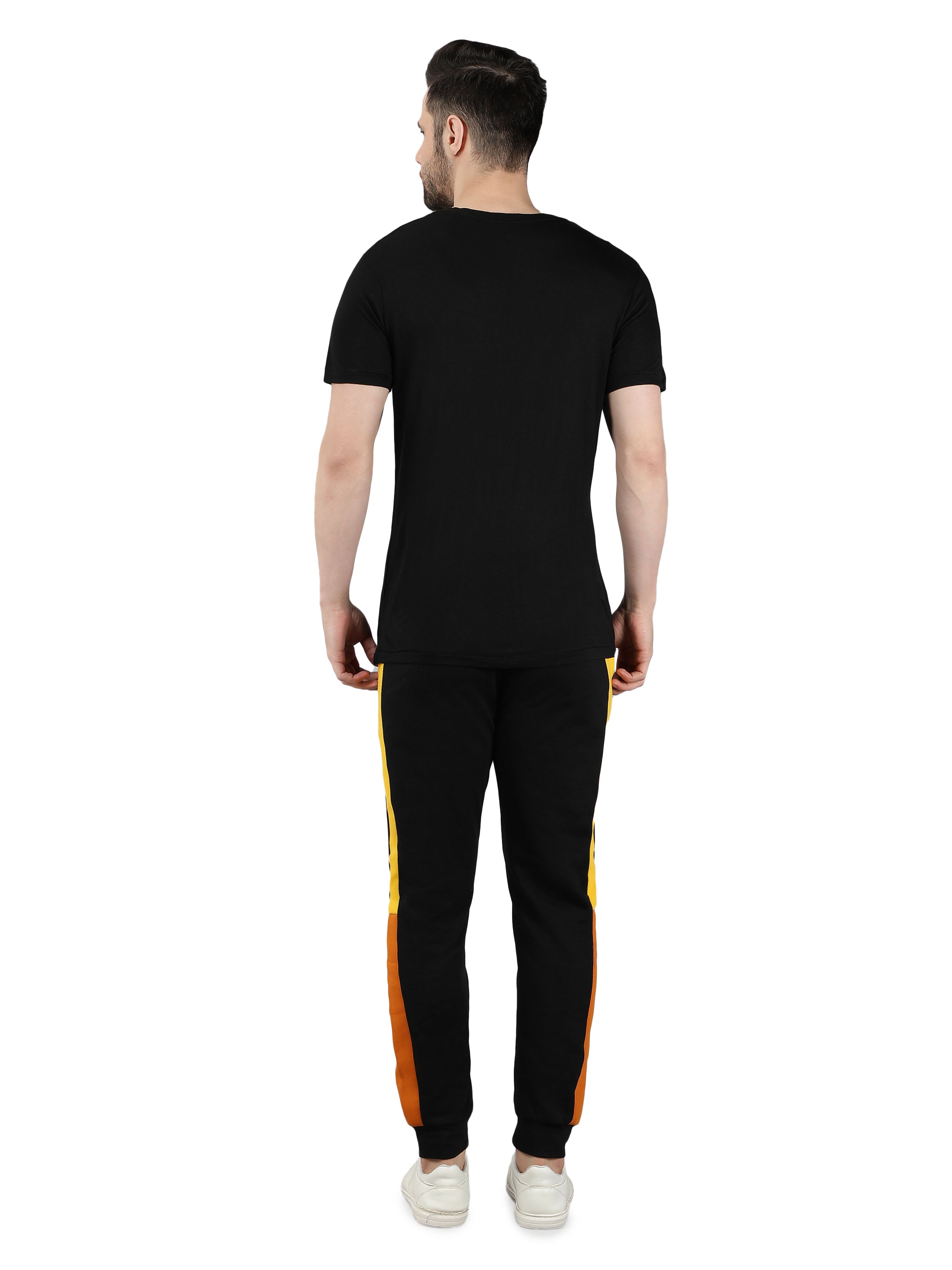 Premium Black T-Shirt & Joggers Co-Ord Set for Men