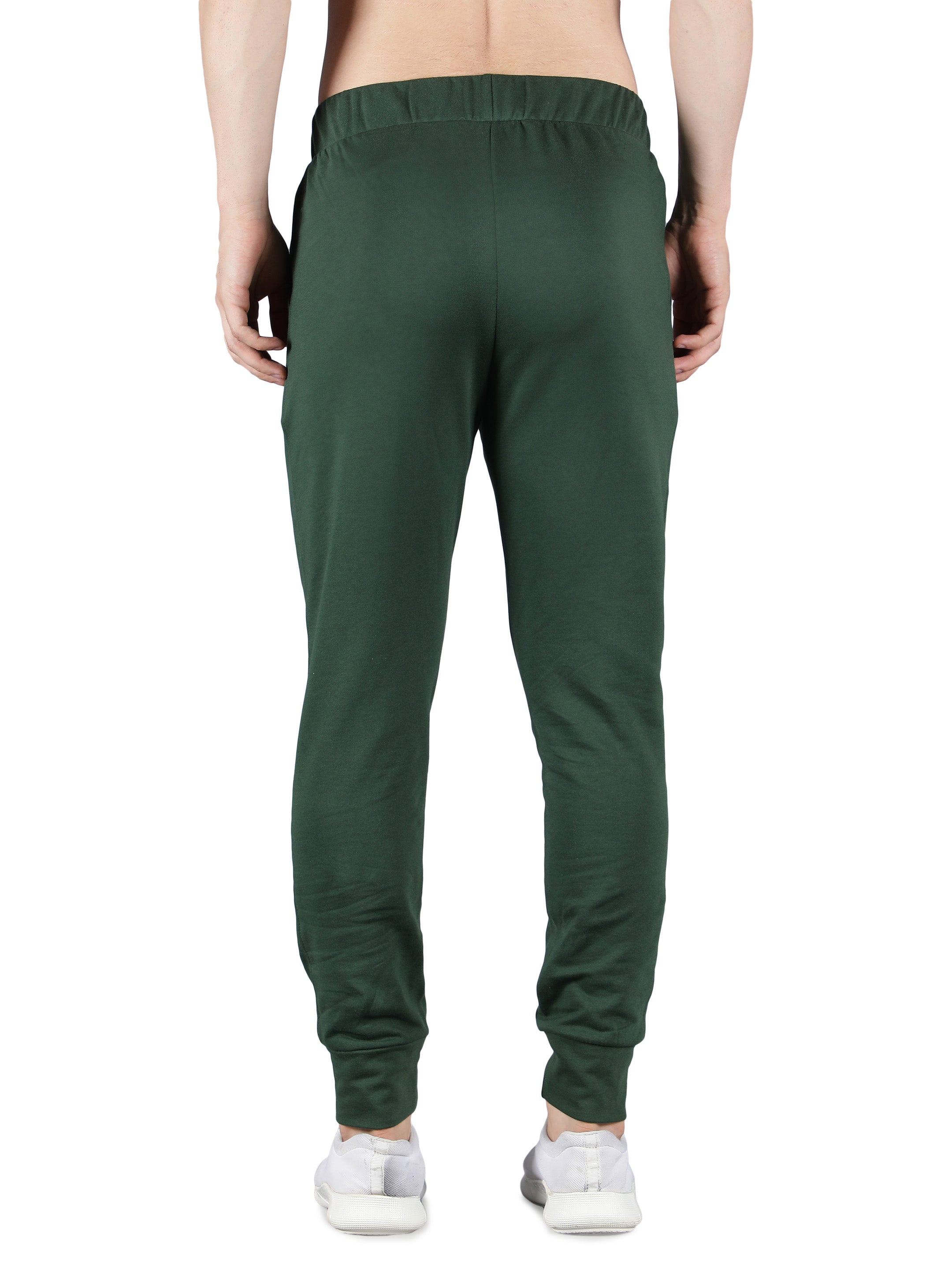 Solid Cut & Sew Fleece Joggers for Men