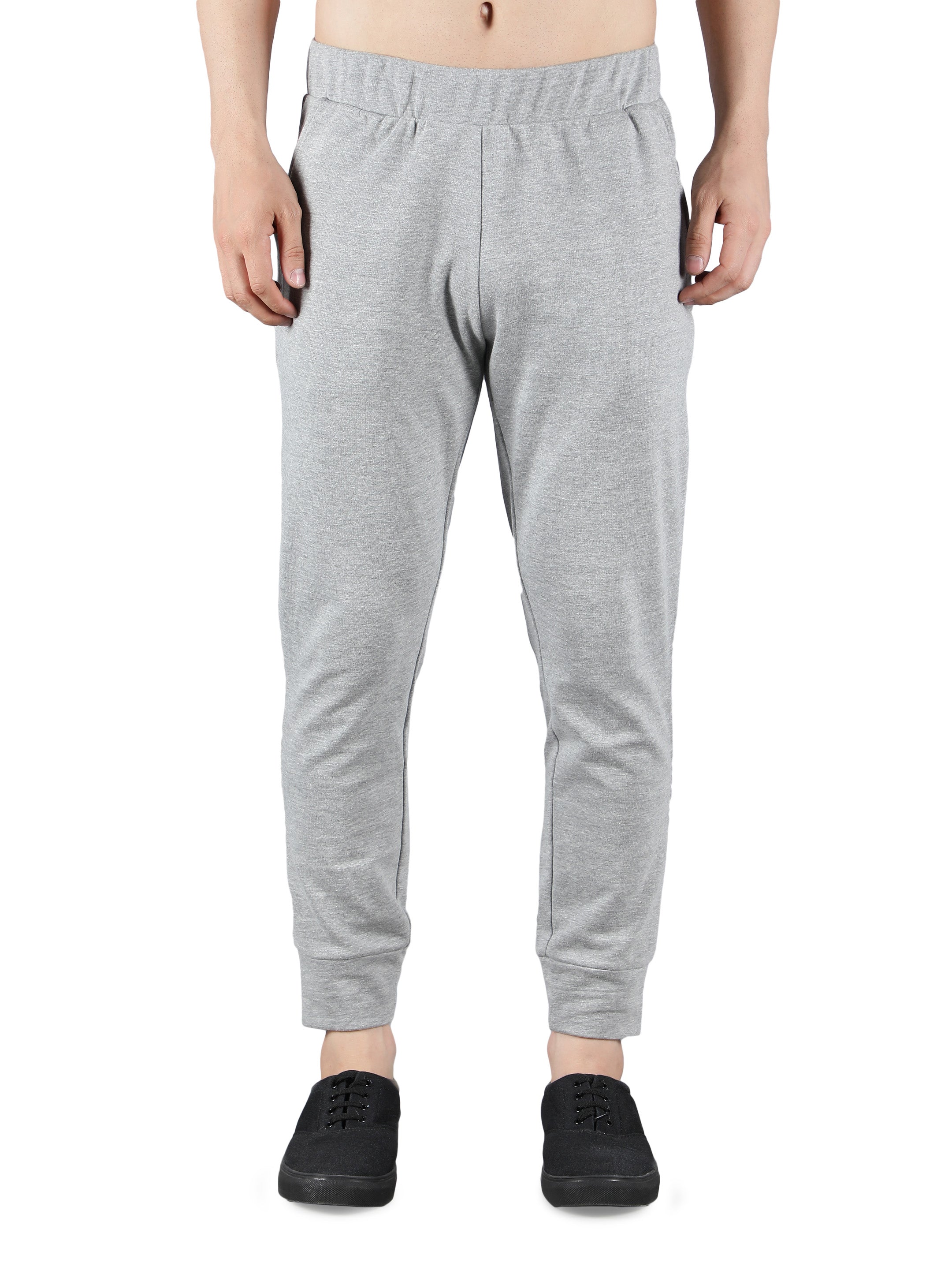 Solid Fleece Joggers for Men