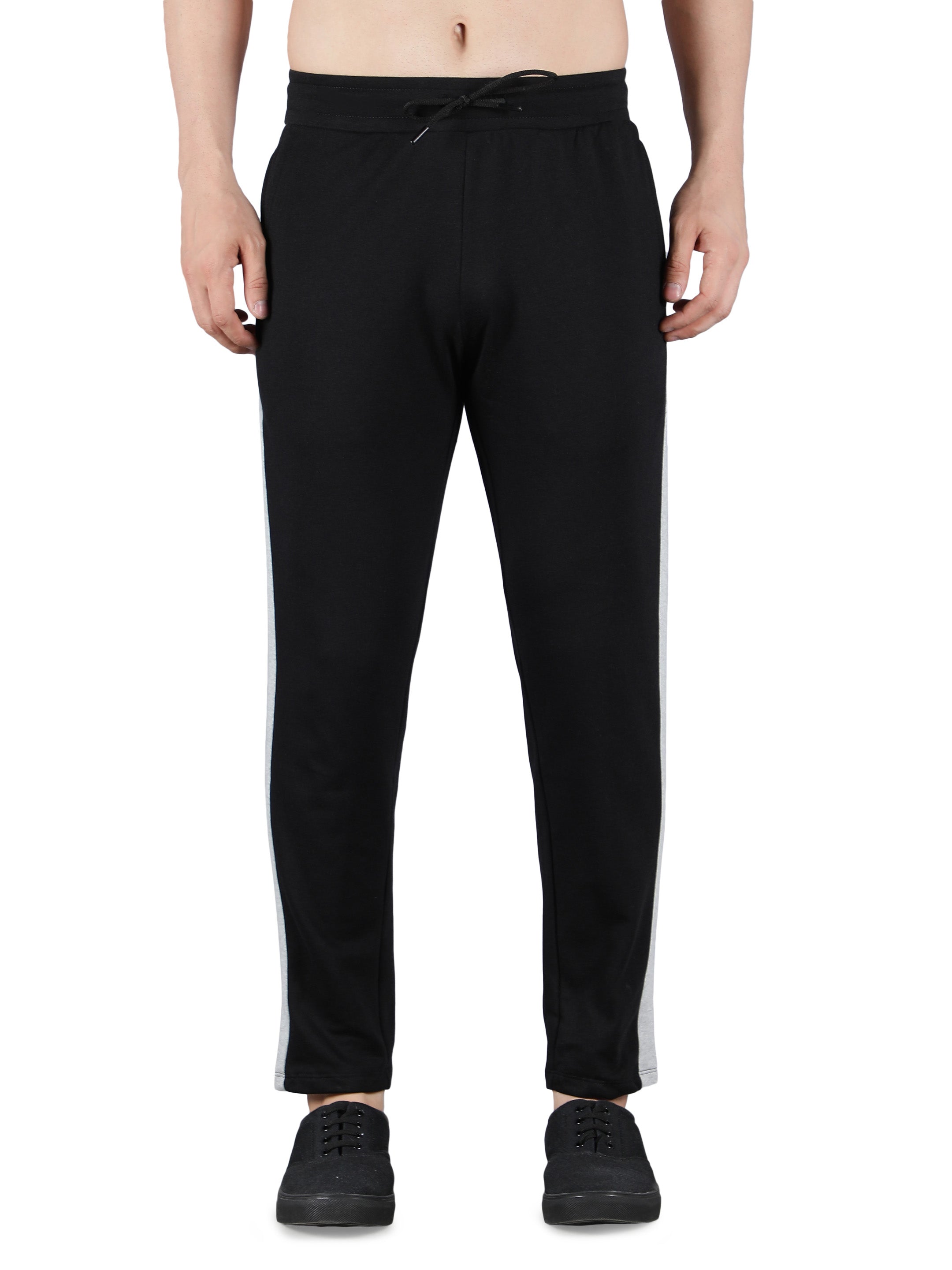 Solid Cut & Sew Fleece Joggers for Men