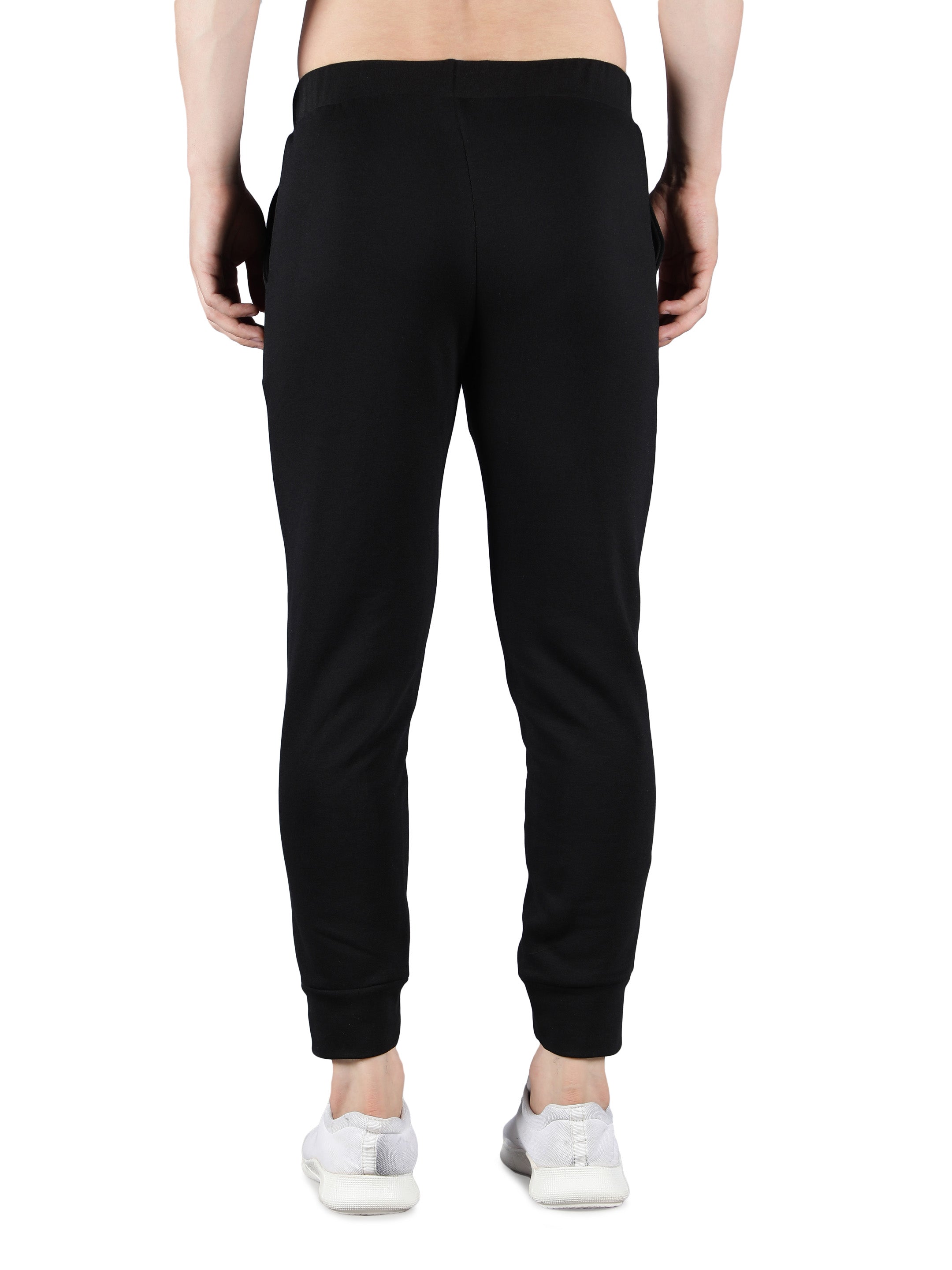 Solid Fleece Joggers for Men