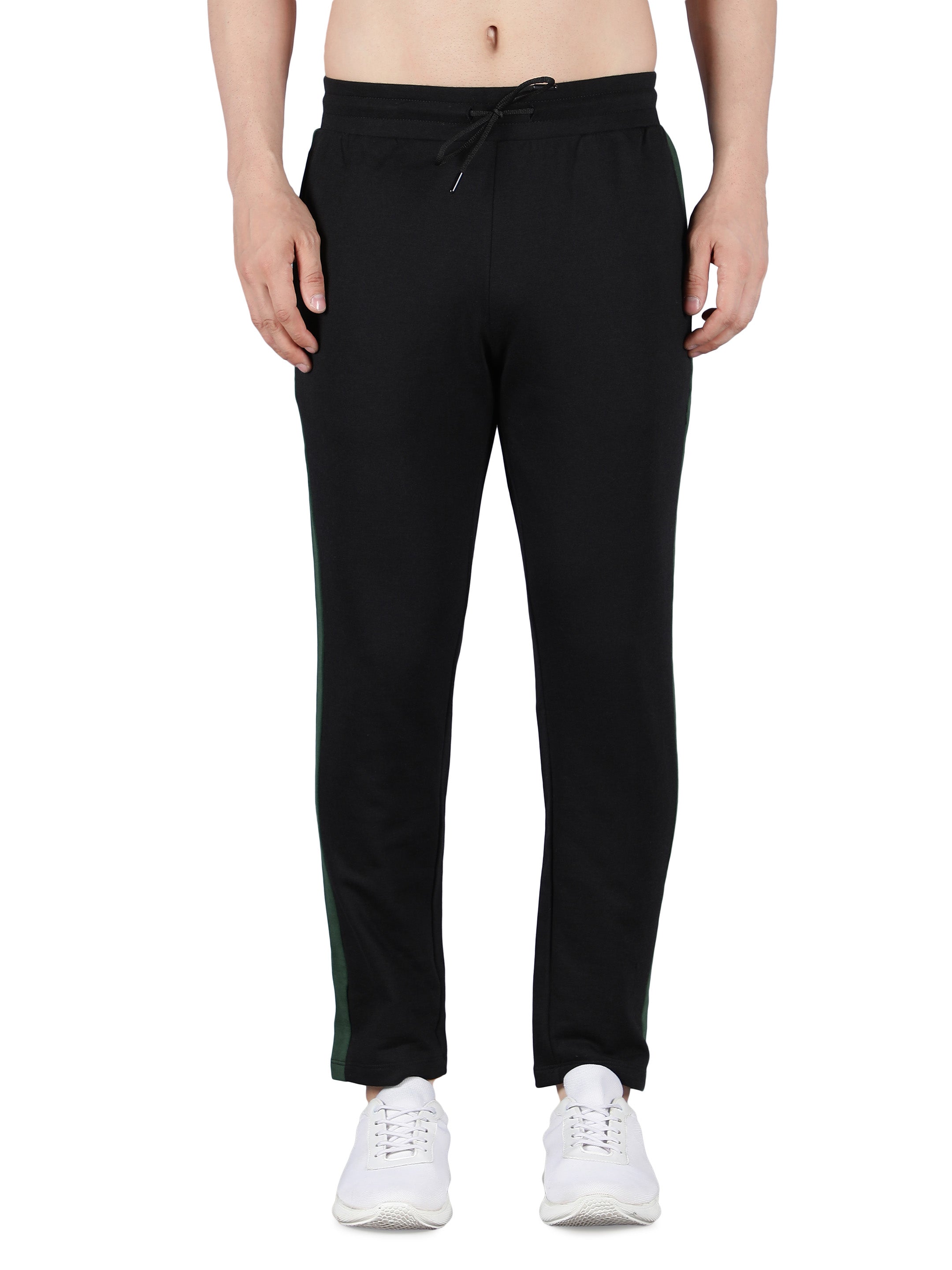 Solid Fleece Joggers for Men