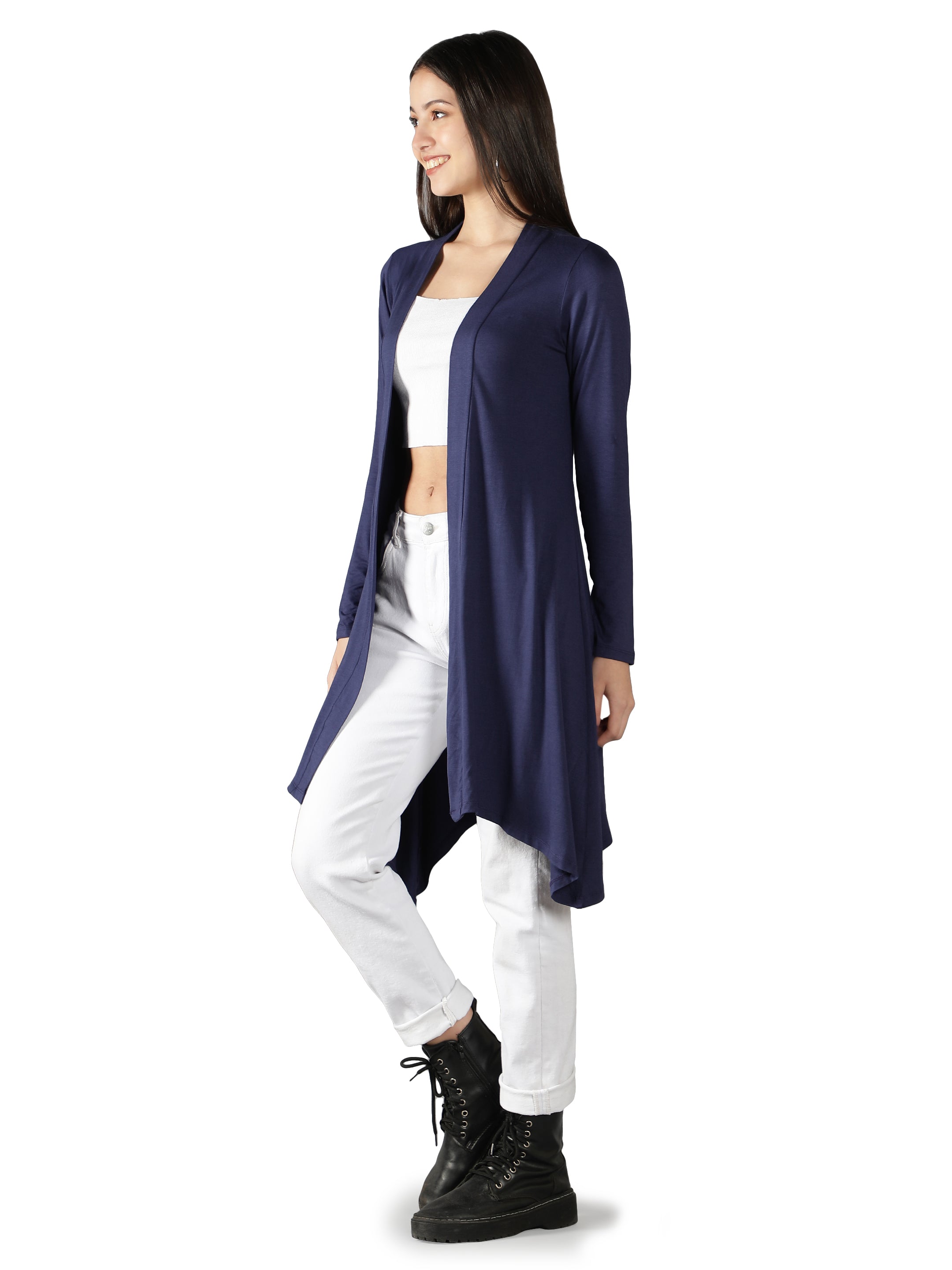 Womens Long Shrug with Long Sleeves