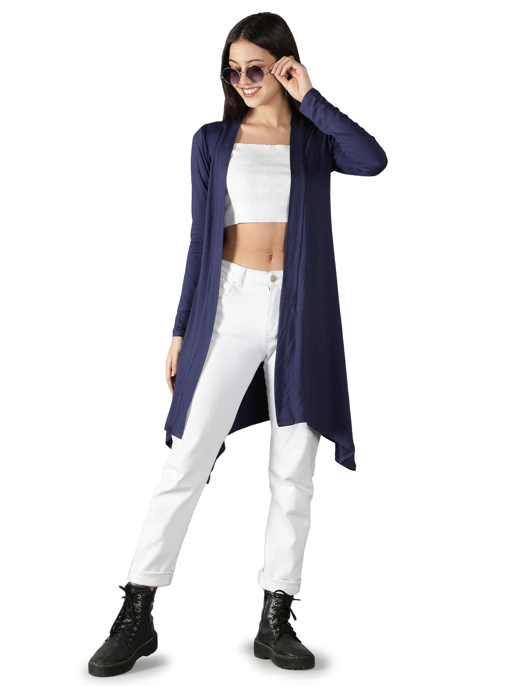 Womens Long Shrug with Long Sleeves