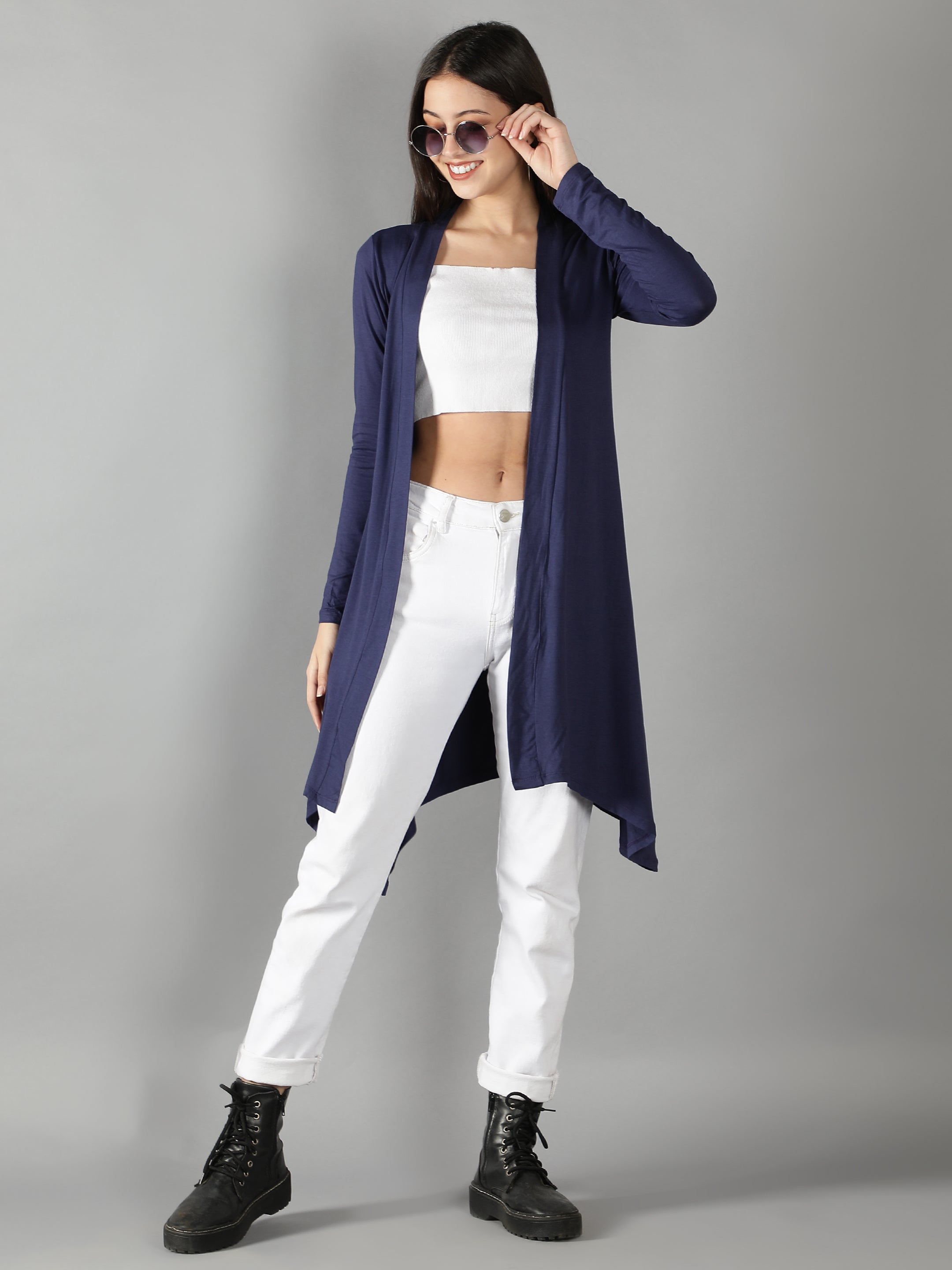 Womens Long Shrug with Long Sleeves