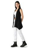 Womens Long Shrug with Cut Sleeves