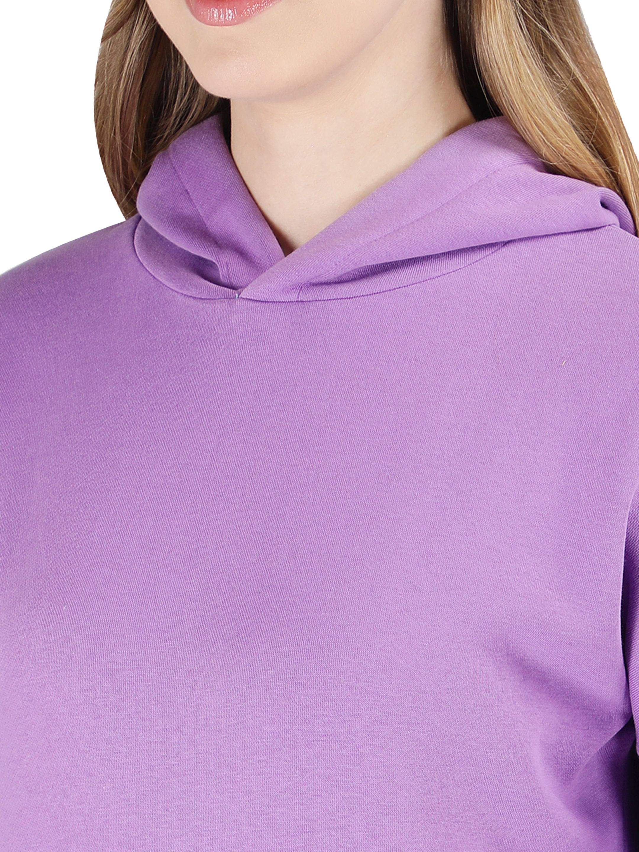 Womens Sweatshirt Dress with Hood and Kangaroo Pocket