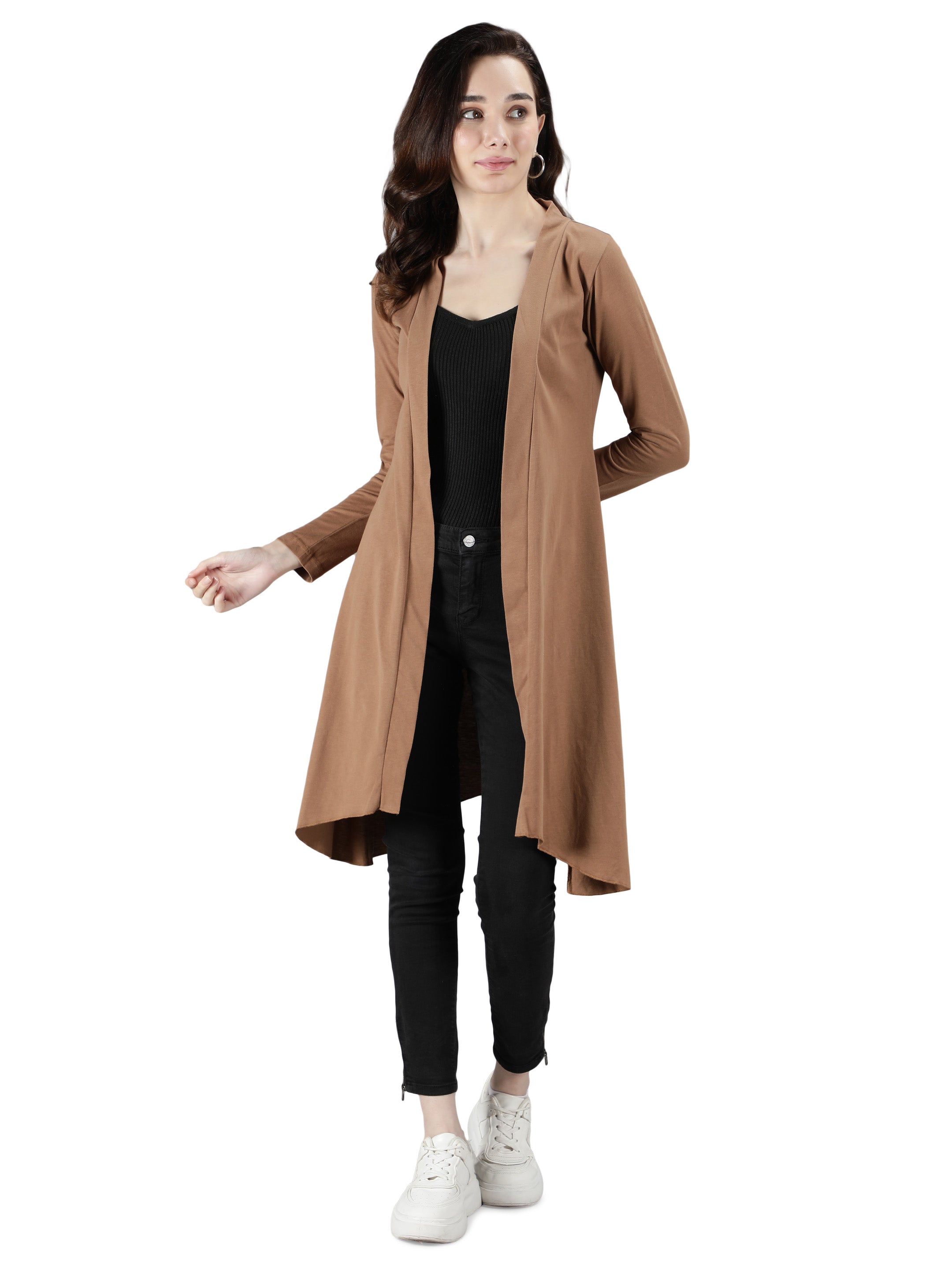 Womens Long Shrug with Long Sleeves