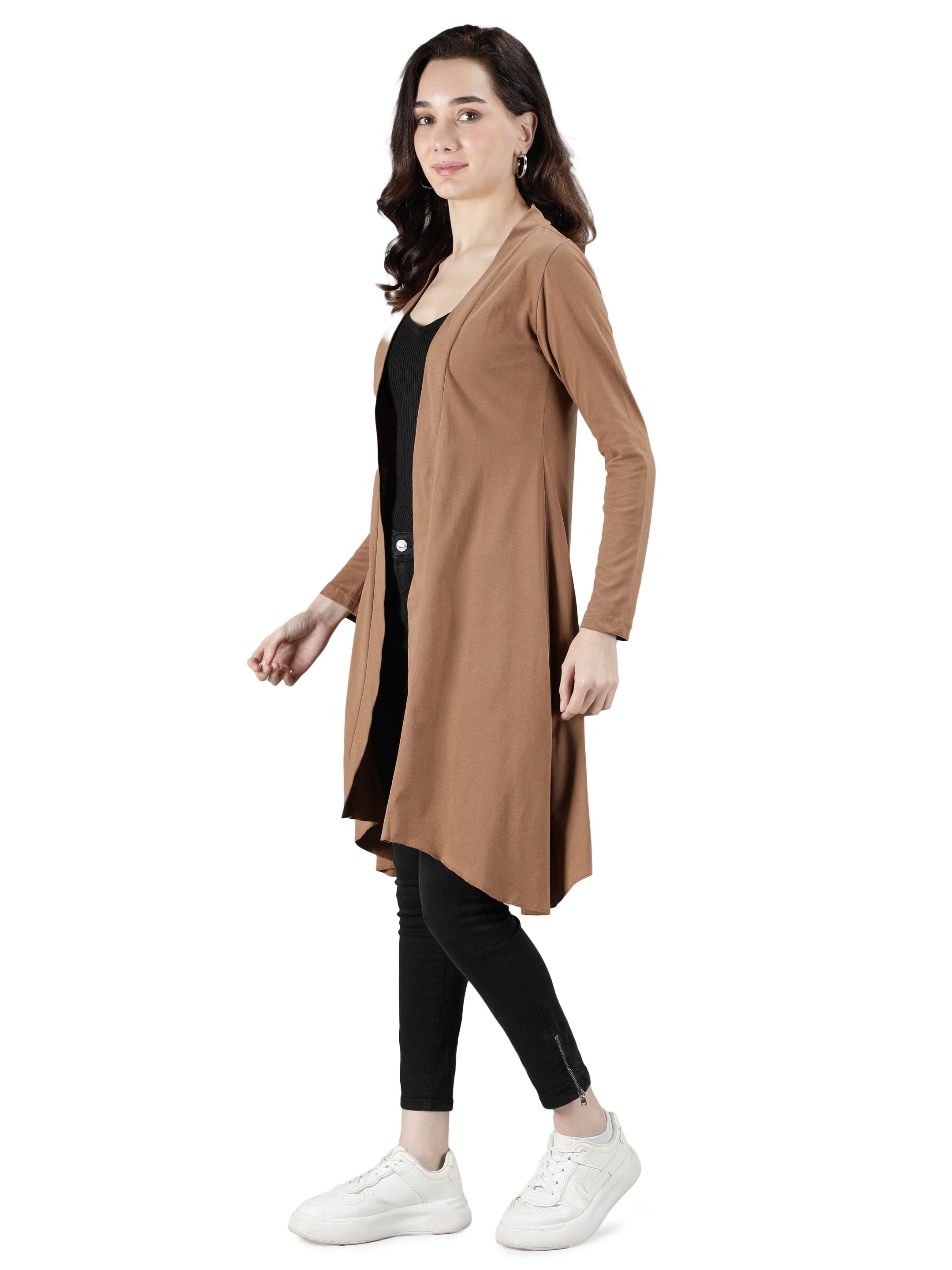 Womens Long Shrug with Long Sleeves