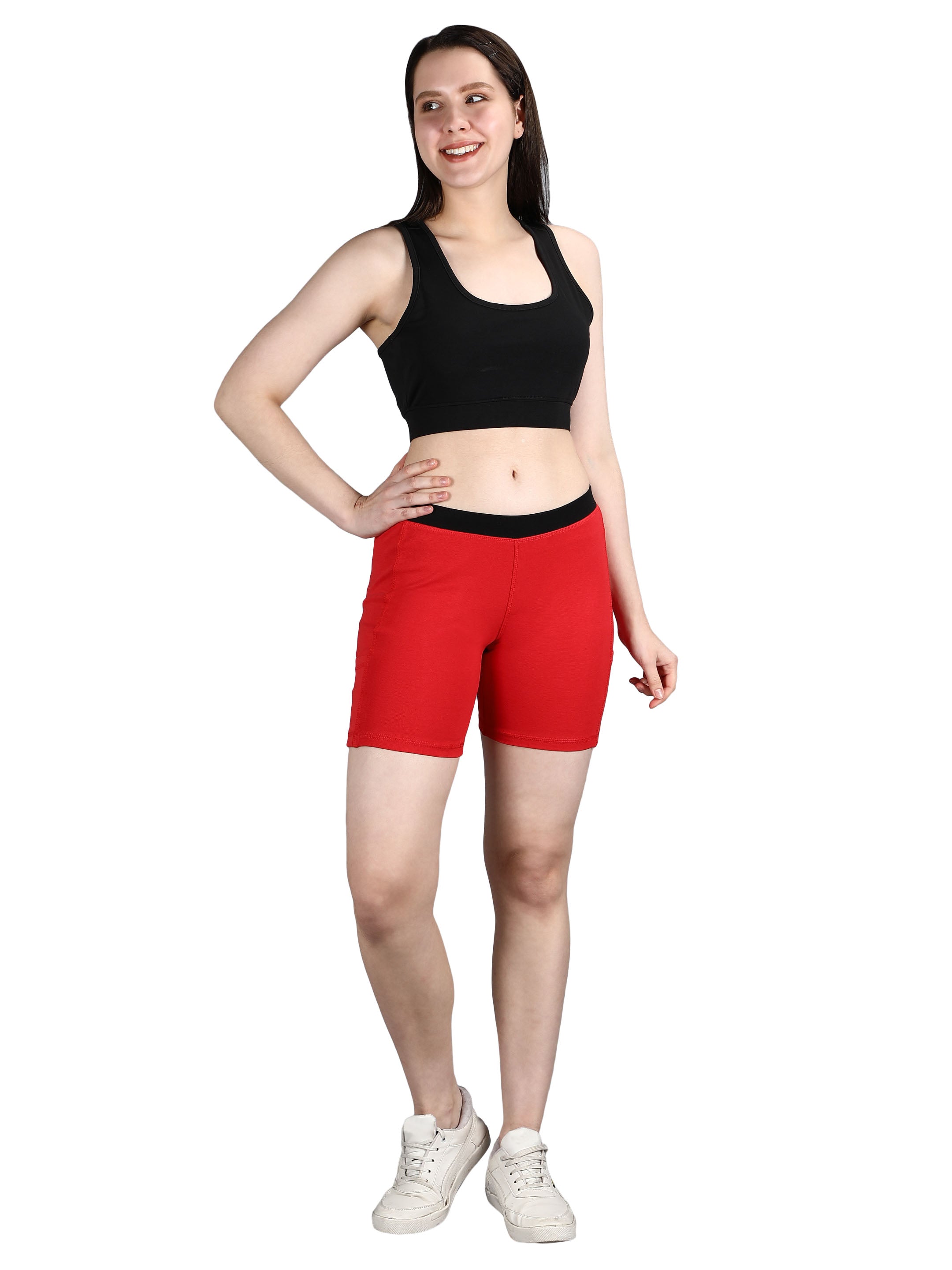 High-Waist Biker Shorts for Women