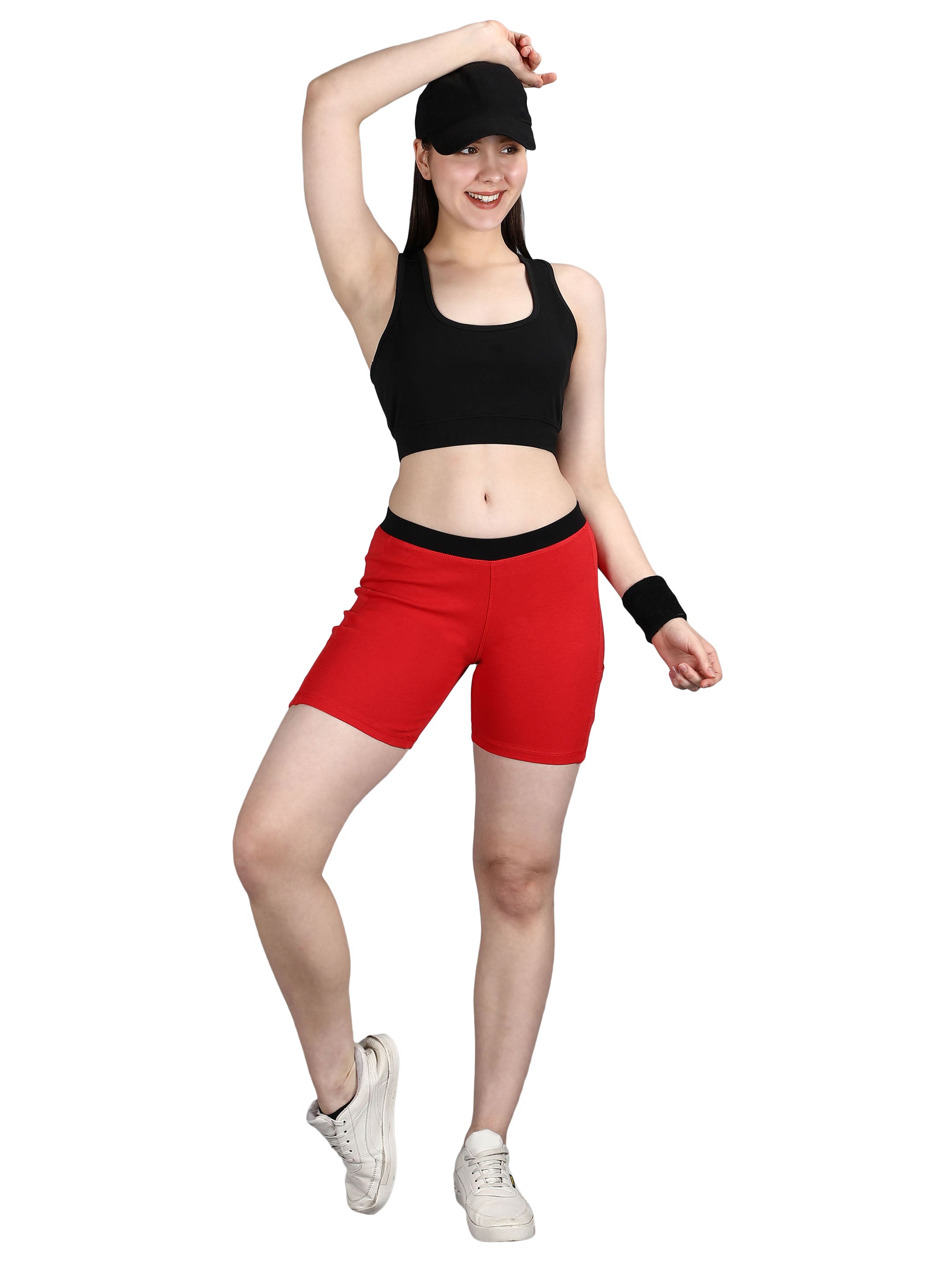 High-Waist Biker Shorts for Women