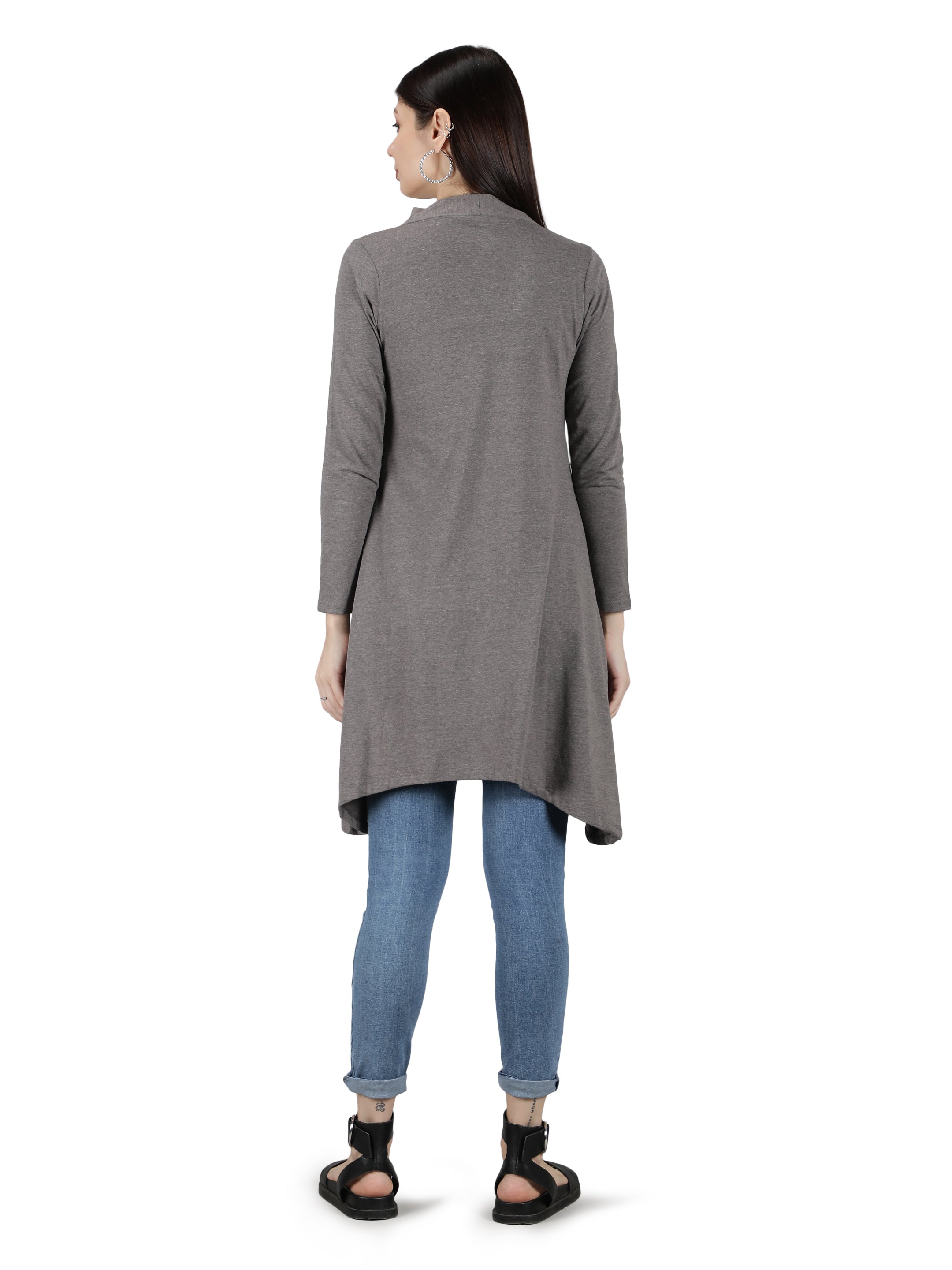 Womens Long Shrug with Long Sleeves