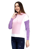 Pink Full Sleeves Hoodie for Women