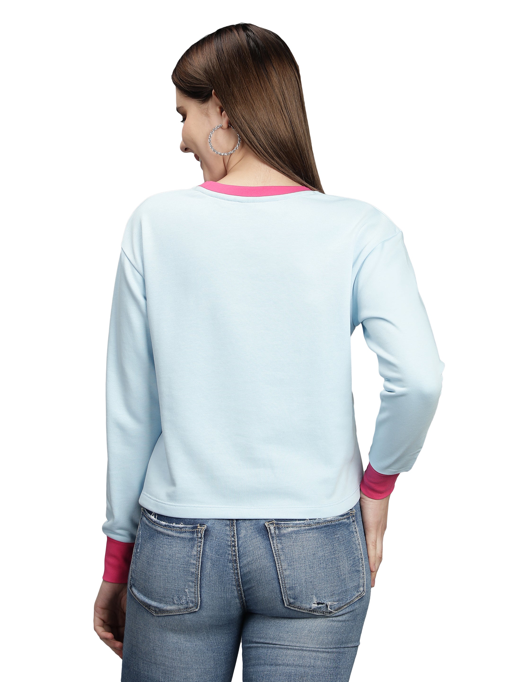 Womens Full Sleeves and Round Neck Sweatshirt