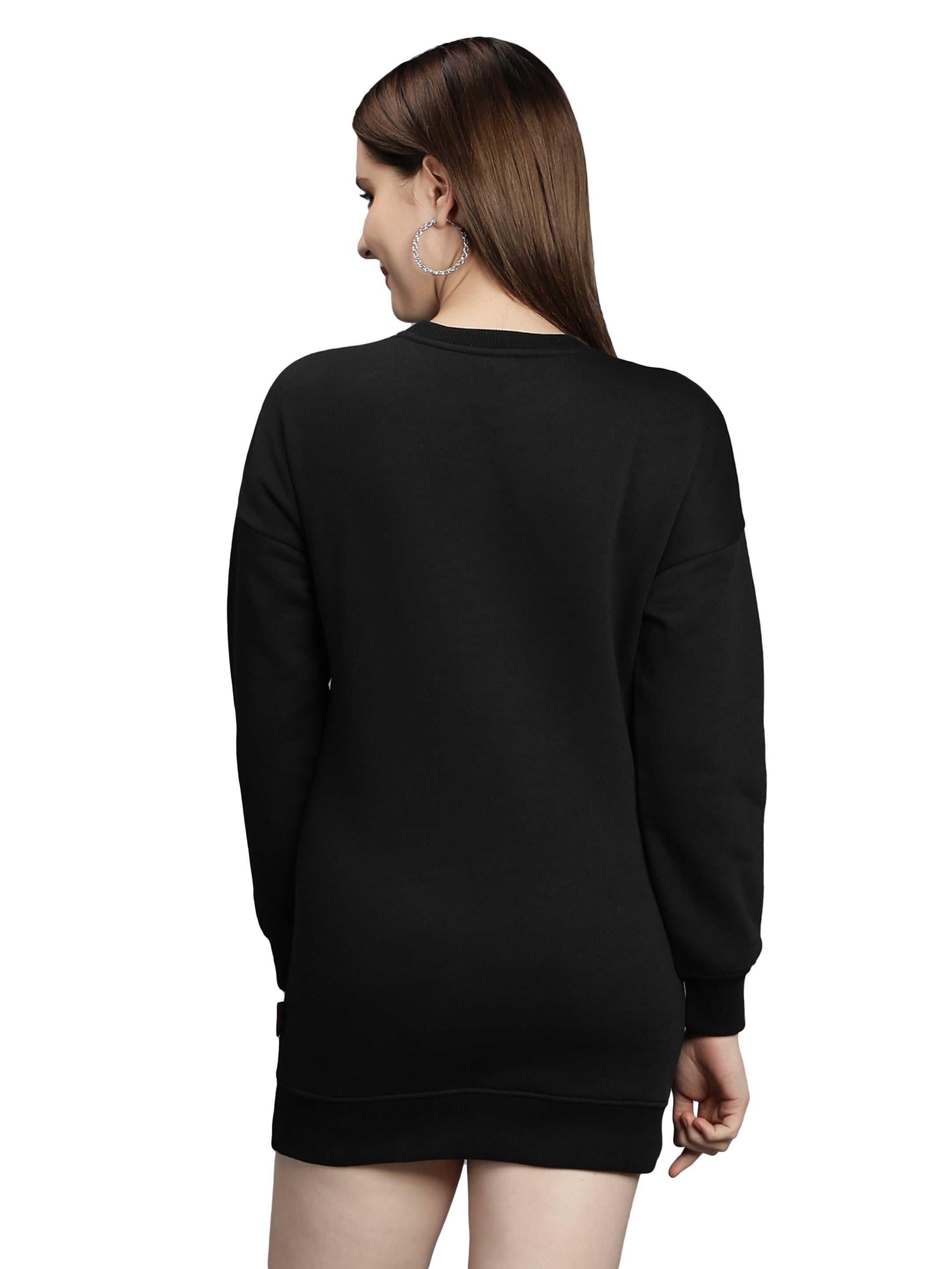 Womens Full Sleeves Sweatshirt Dress