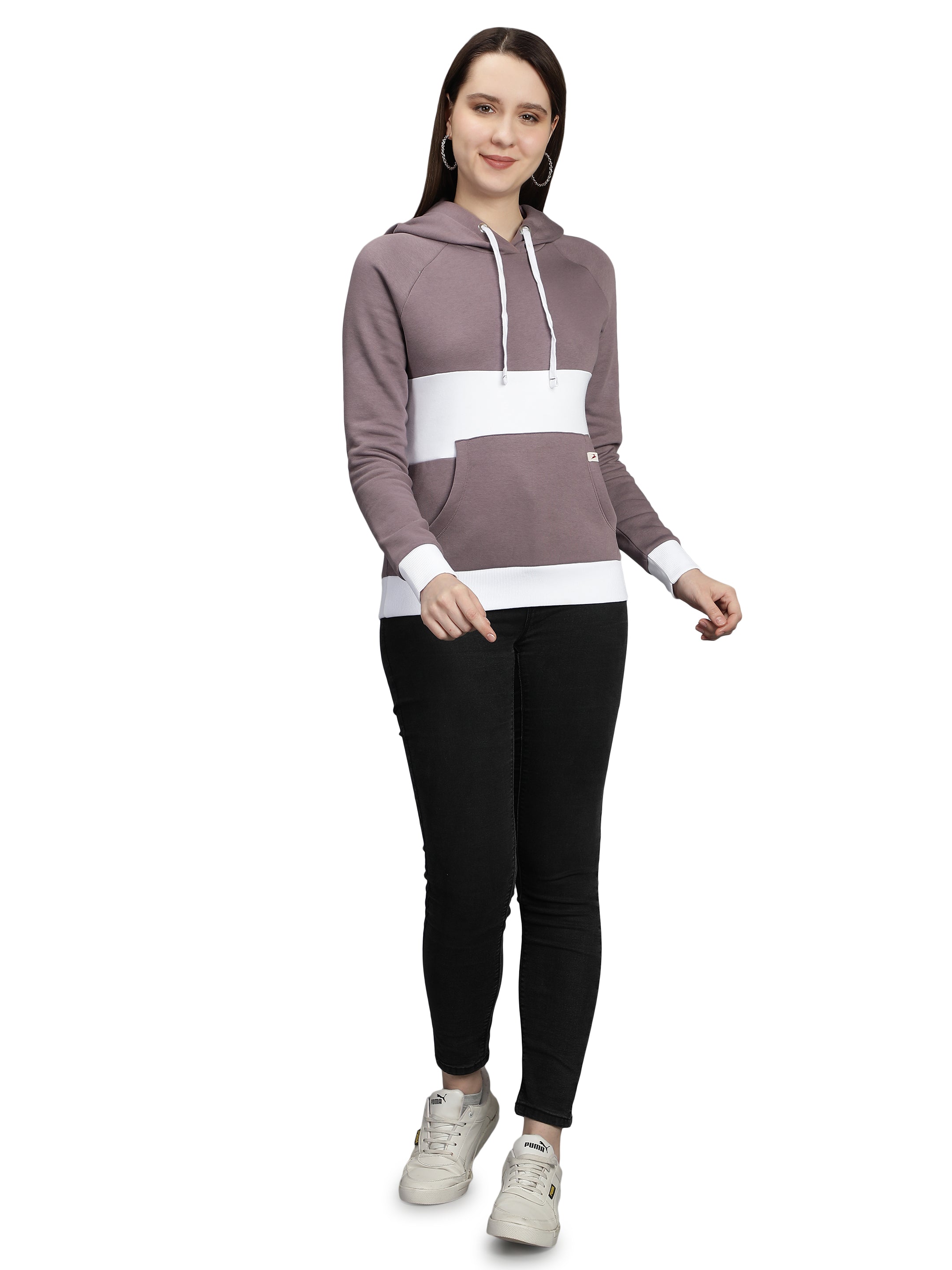 Womens Hoodie Sweatshirt with Kangaroo Pockets