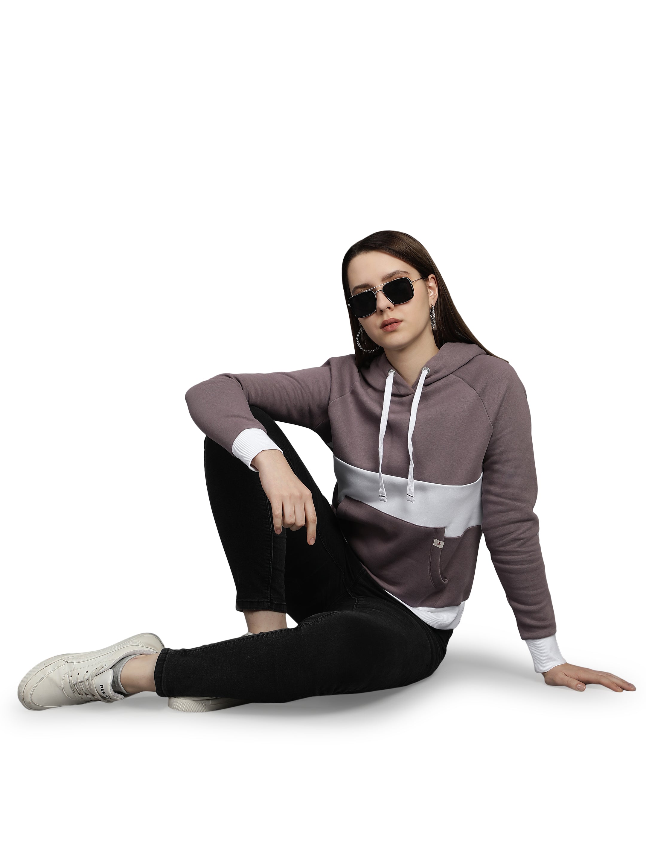 Womens Hoodie Sweatshirt with Kangaroo Pockets