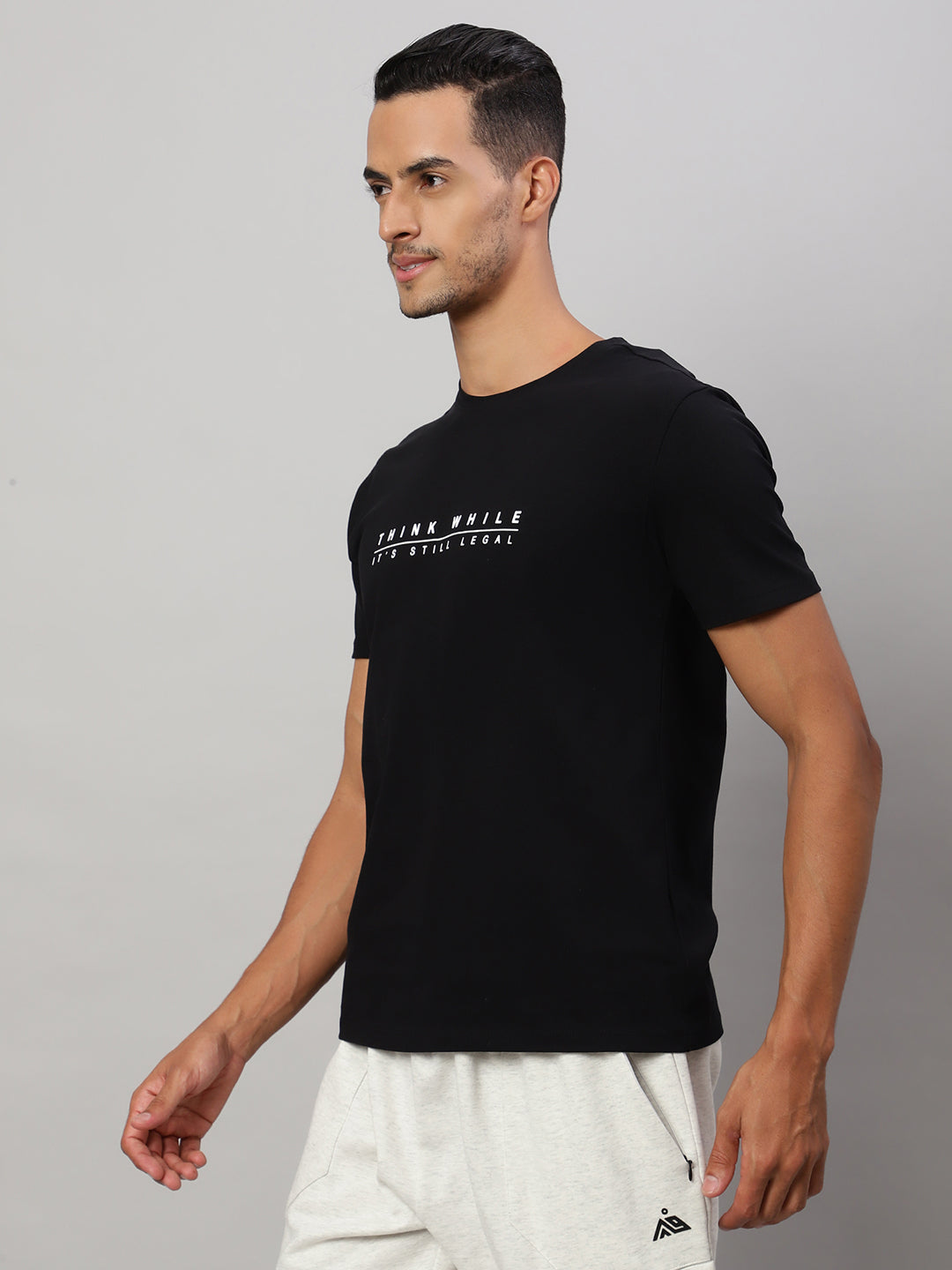 Mens Basic Round Neck T Shirts