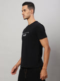 Mens Basic Round Neck Printed T Shirt