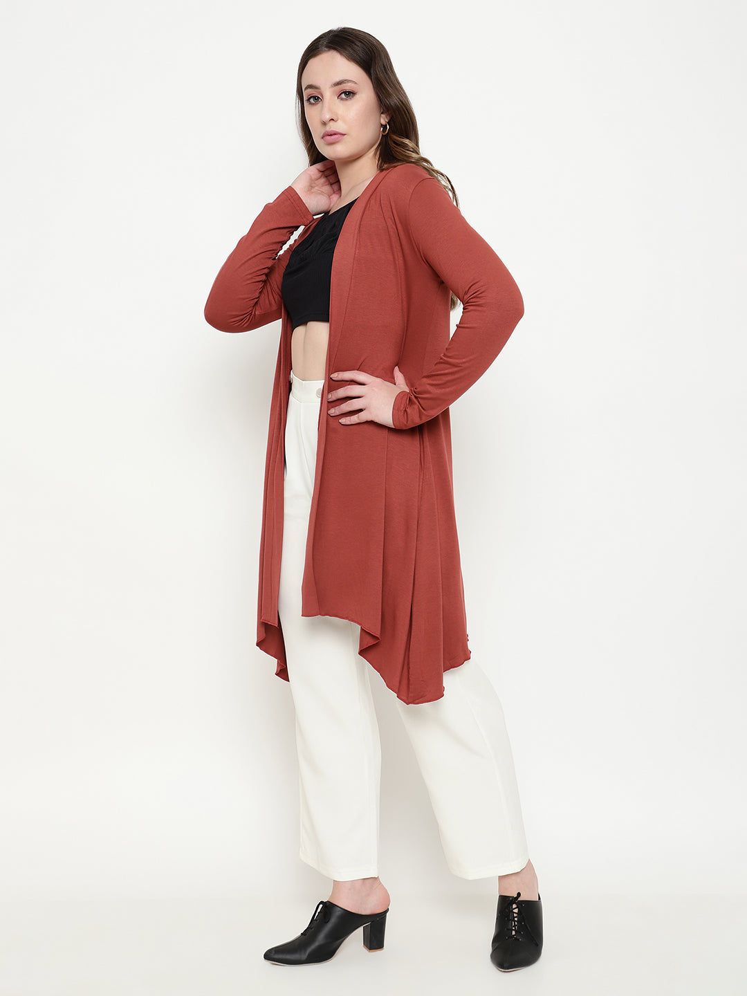 Womens Long Shrug with Long Sleeves