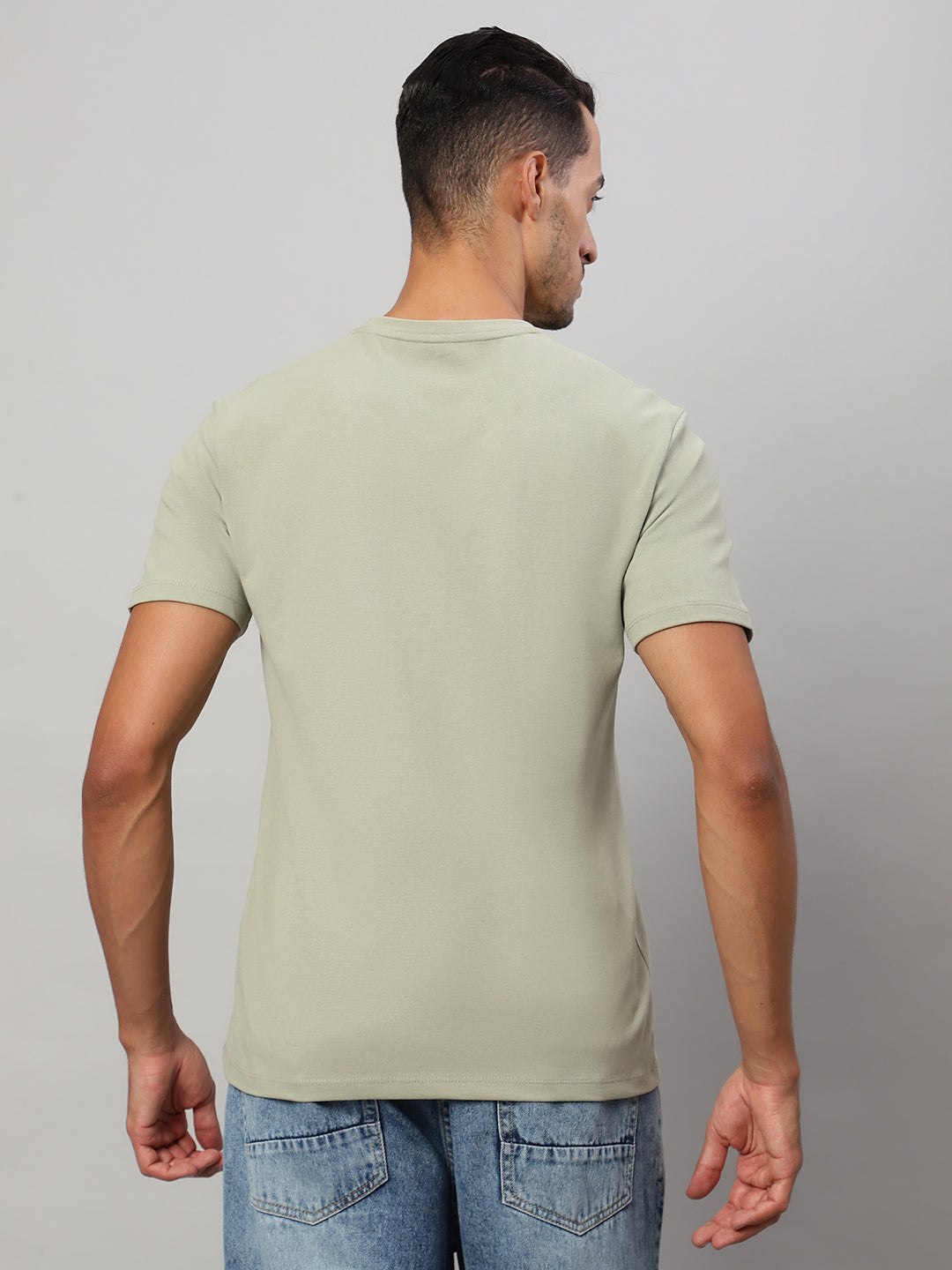 Mens Basic Round Neck T Shirts