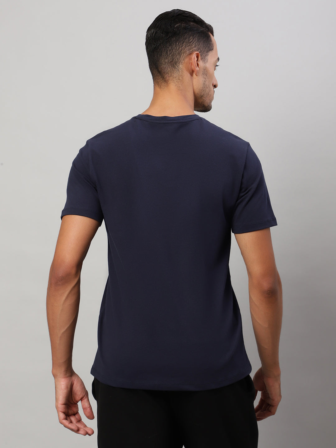 Mens Basic Round Neck T Shirts