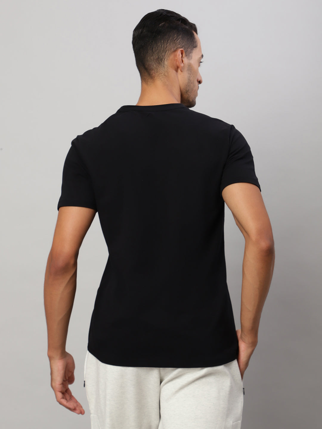 Mens Basic Round Neck T Shirts