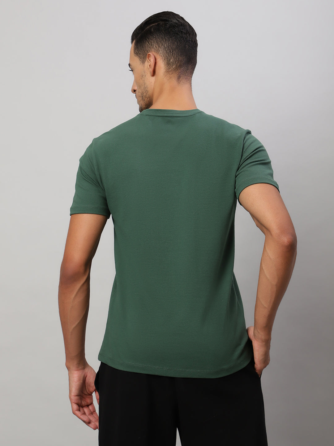 Mens Basic Round Neck T Shirts