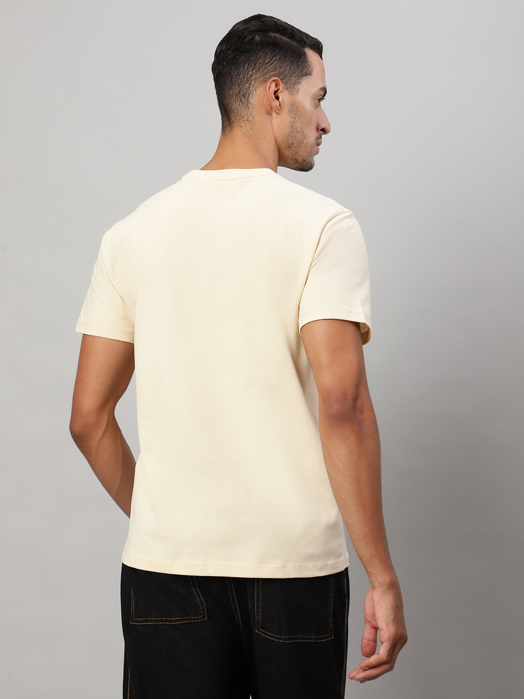 Mens Basic Round Neck T Shirts