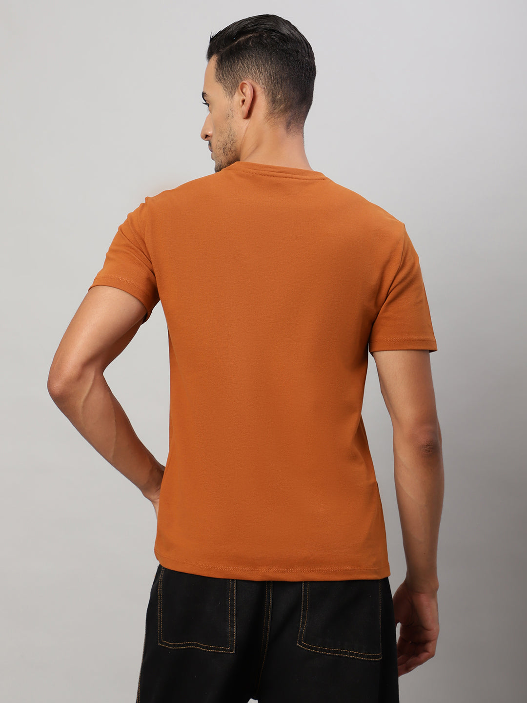 Mens Basic Round Neck T Shirts