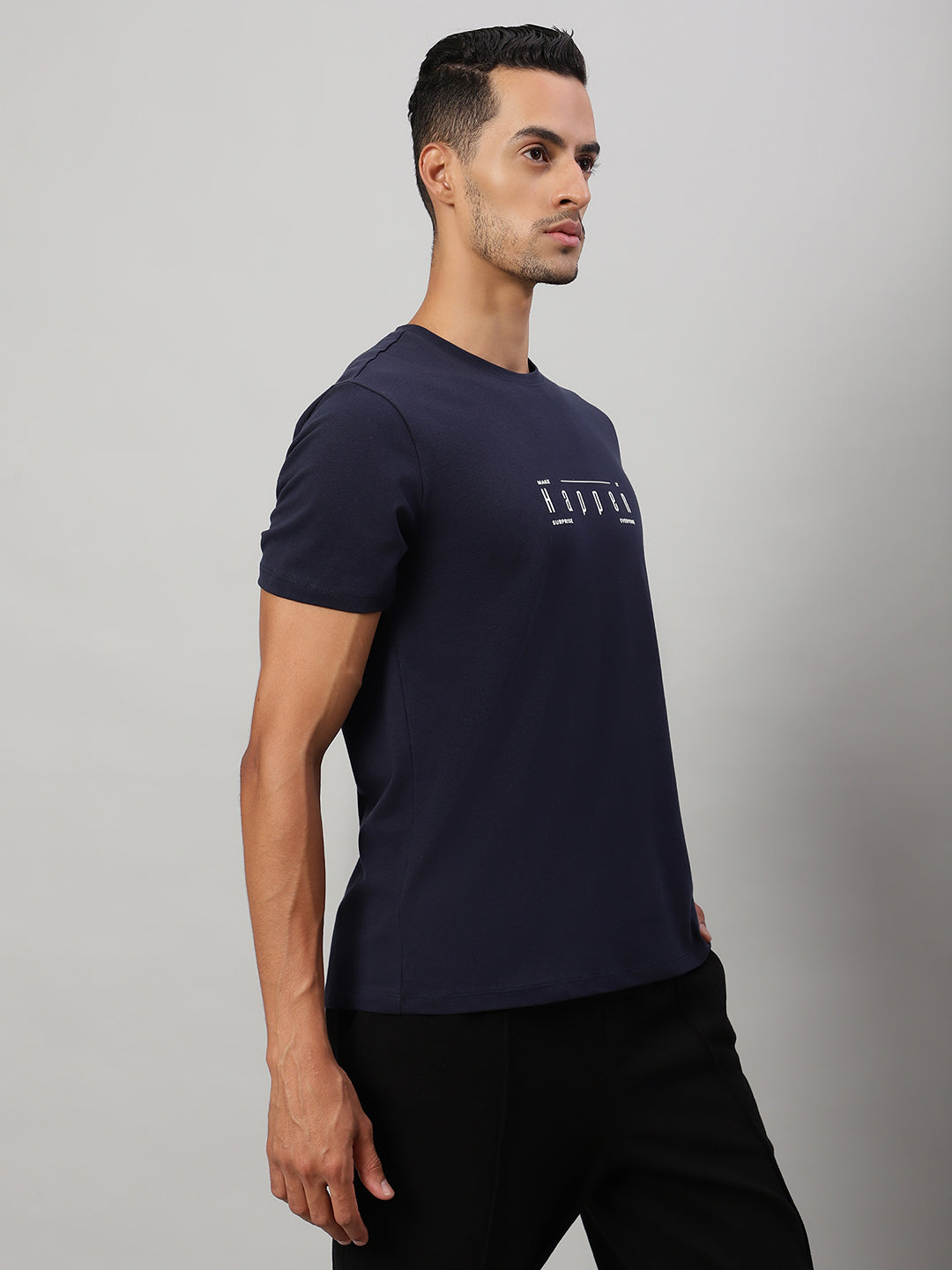 Mens Basic Round Neck T Shirts