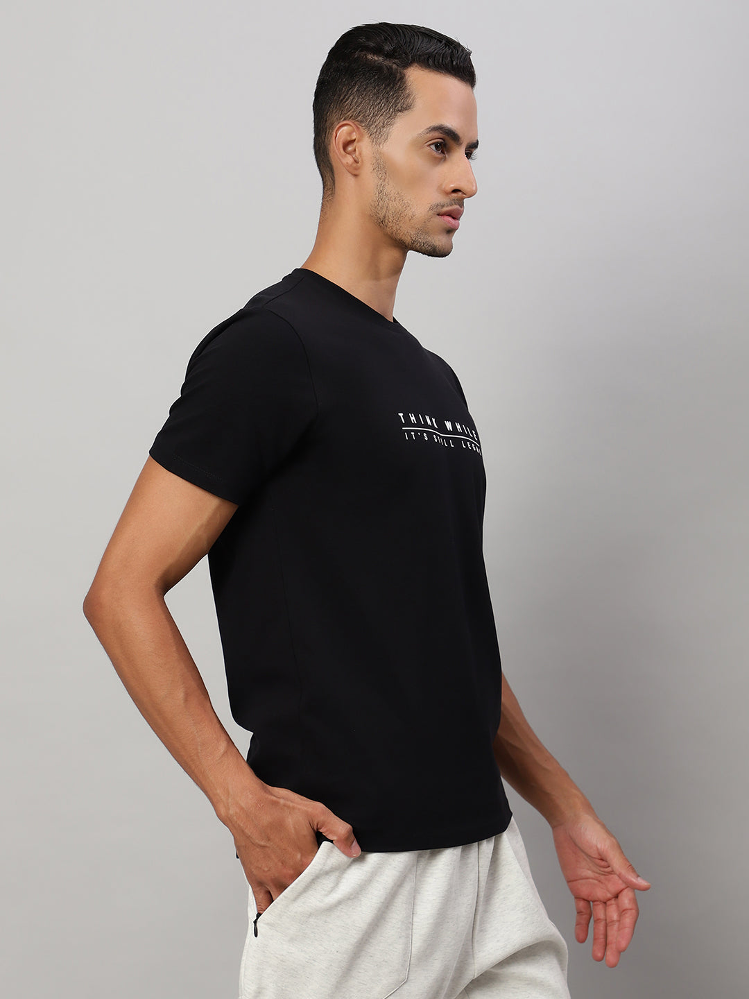 Mens Basic Round Neck T Shirts