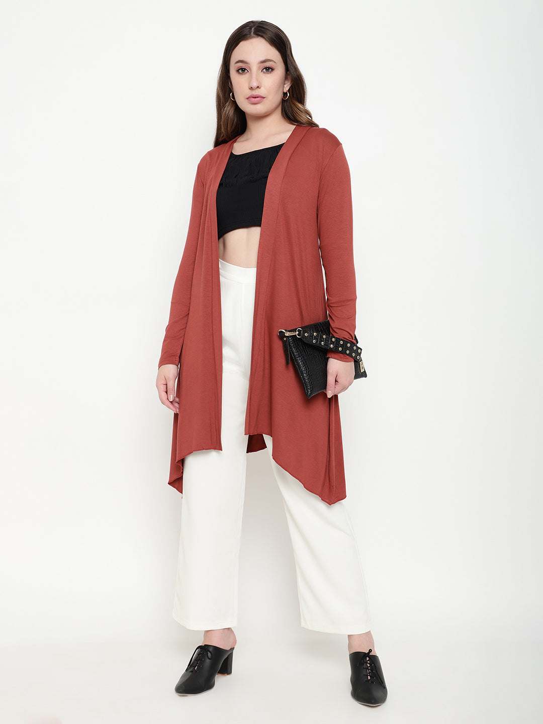 Womens Long Shrug with Long Sleeves