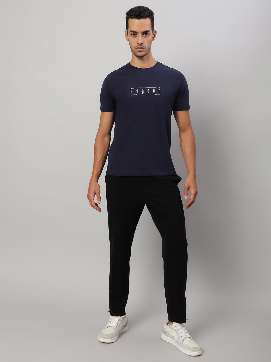 Mens Basic Round Neck T Shirts