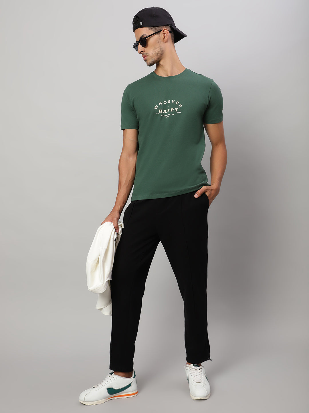 Mens Basic Round Neck T Shirts