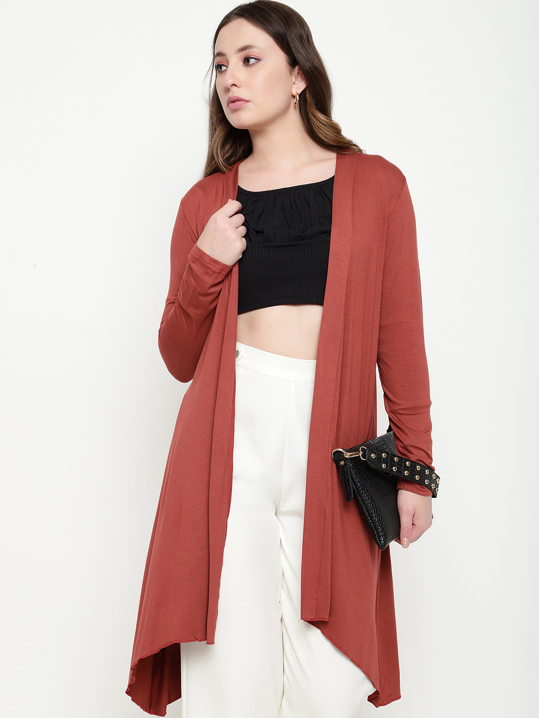 Womens Long Shrug with Long Sleeves