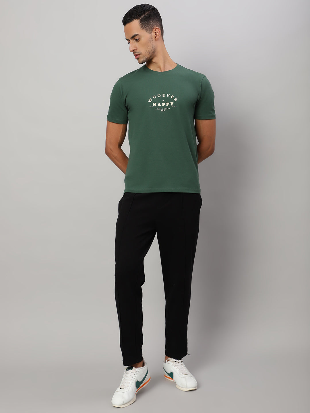 Mens Basic Round Neck T Shirts